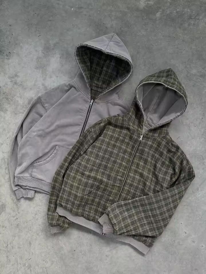 Japanese Brand Iron Cross Black Pearl-Studded Zip-Up Hoodie Size US S / EU 44-46 / 1 - 1 Thumbnail