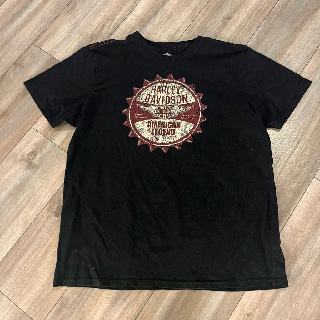 Harley Davidson Harley Davidson Motorcycle Black Casual Shirt Men 2XL Bin C- Size US XXL / EU 58 / 5 - 1 Thumbnail
