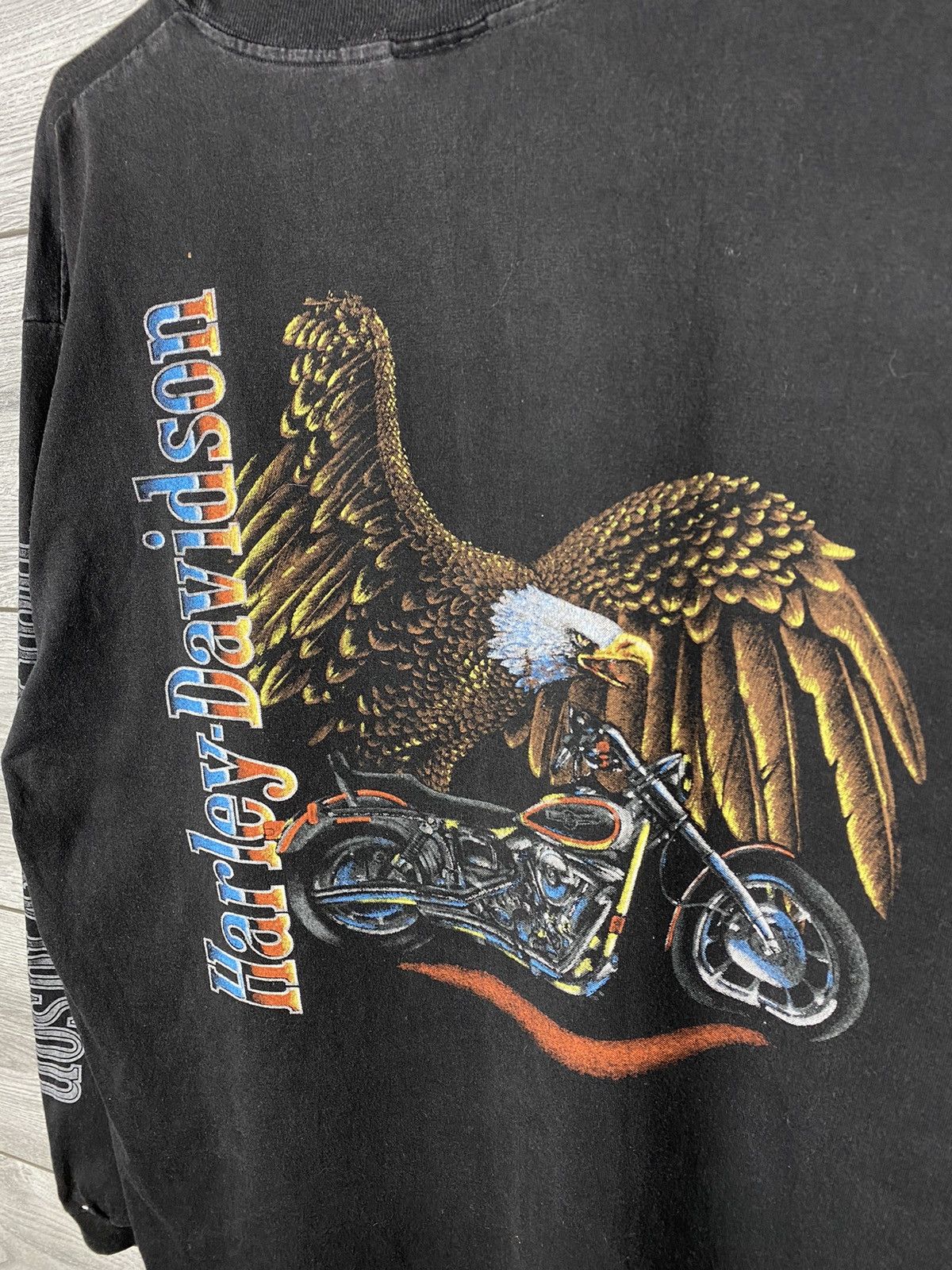 Harley Davidson Vintage Harley Davidson Eagle Rider Long Sleeve T Shirt 90s Size US M / EU 48-50 / 2 - 12 Thumbnail
