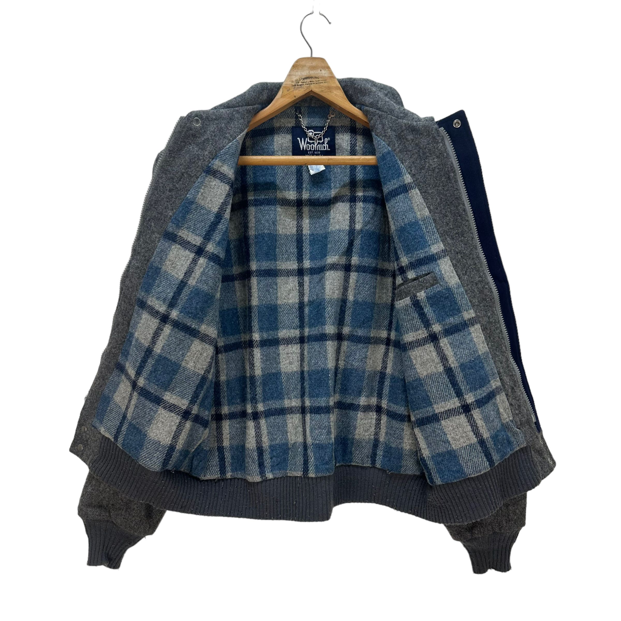 Vintage RARE🔥 WOOLRICH TARTAN LINED WOOL JACKET #8144-205 Size US M / EU 48-50 / 2 - 8 Thumbnail