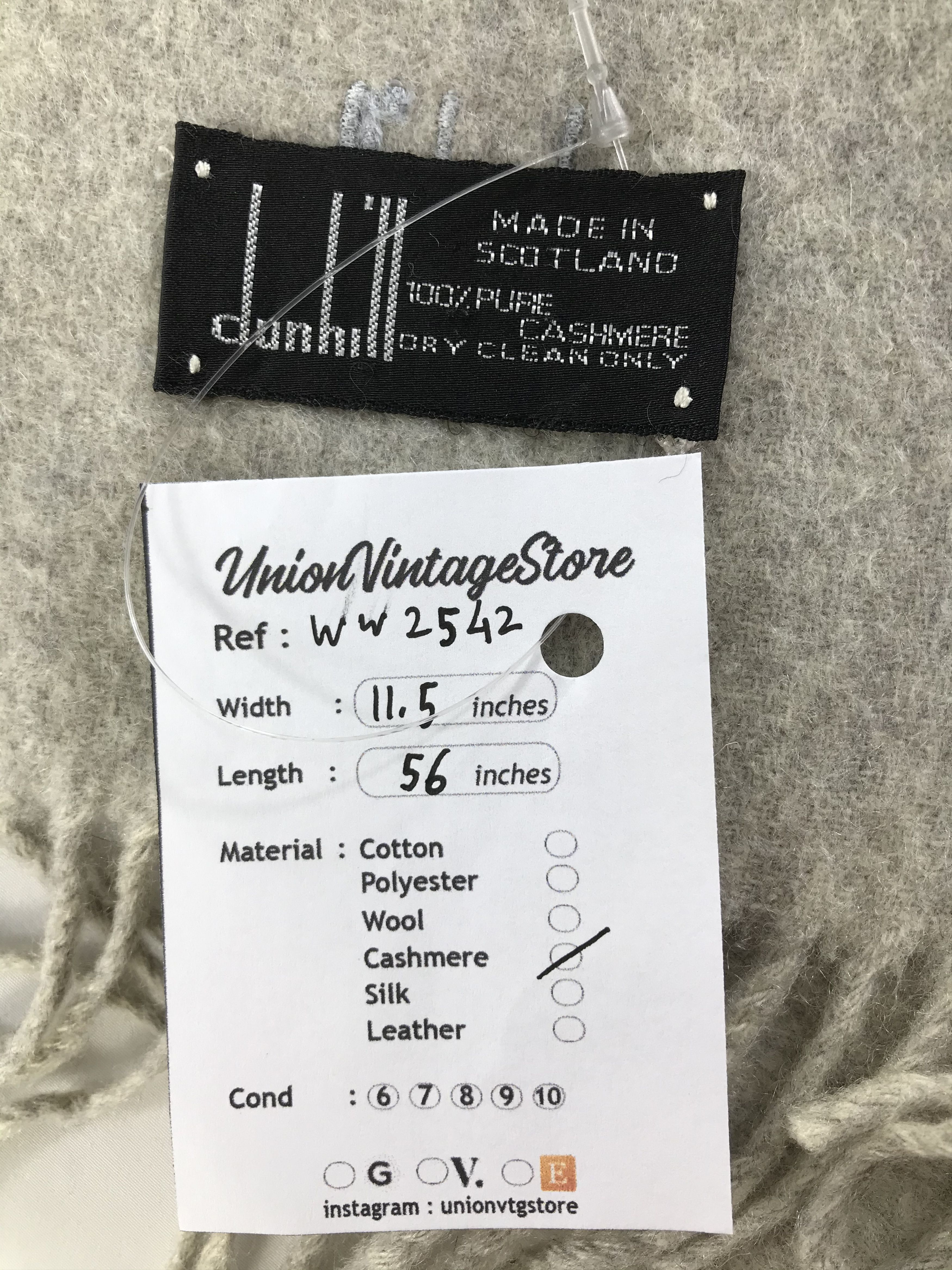 Alfred Dunhill Dunhill Scarf / Muffler / Neckwear - WW2542 Size ONE SIZE - 5 Thumbnail