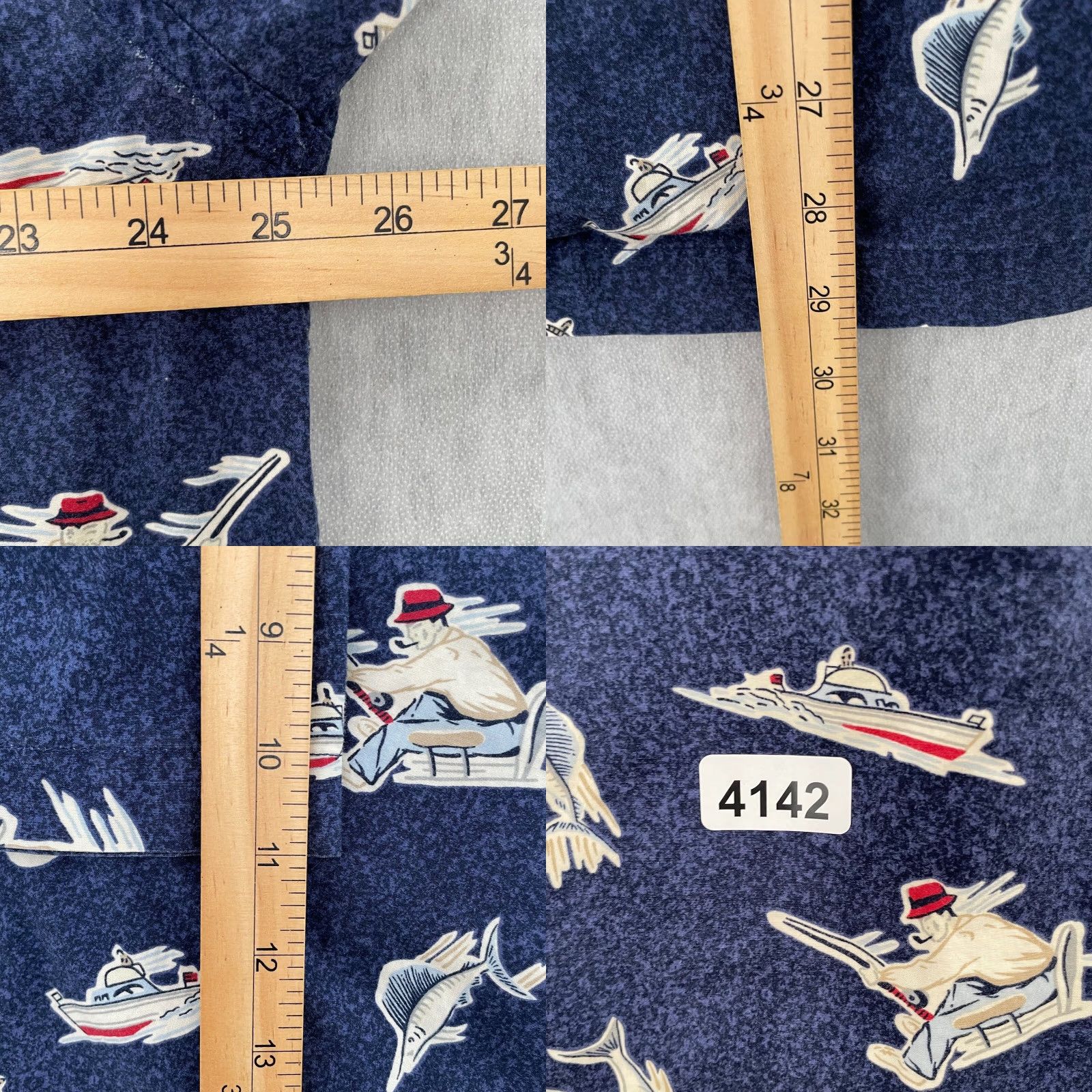 Tommy Hilfiger Vintage Tommy Hilfiger Men's Shirt XL Short Sleeve Collared Nautical Marlin Logo Blue 90s Size US XL / EU 56 / 4 - 8 Thumbnail