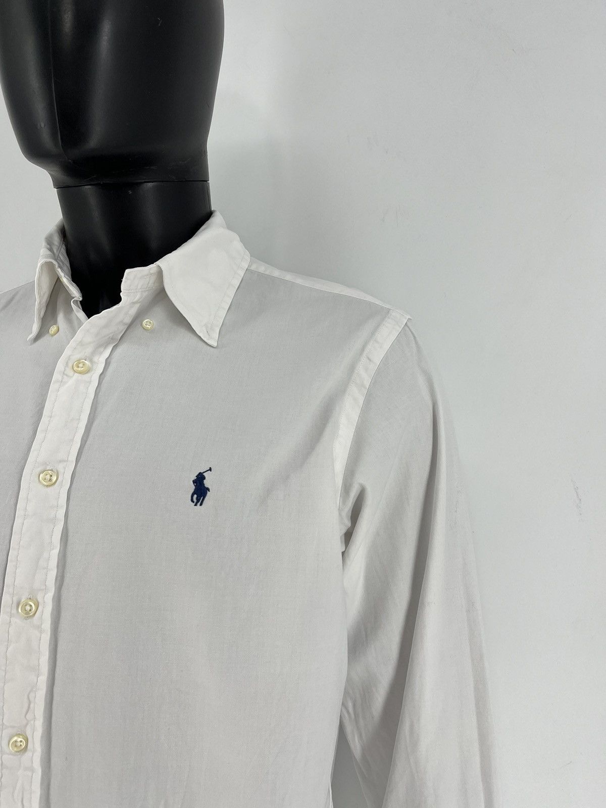 Polo Ralph Lauren × Ralph Lauren × Vintage Vintage White Shirt Polo Ralph Lauren Size XL Rare Size US XL / EU 56 / 4 - 6 Thumbnail