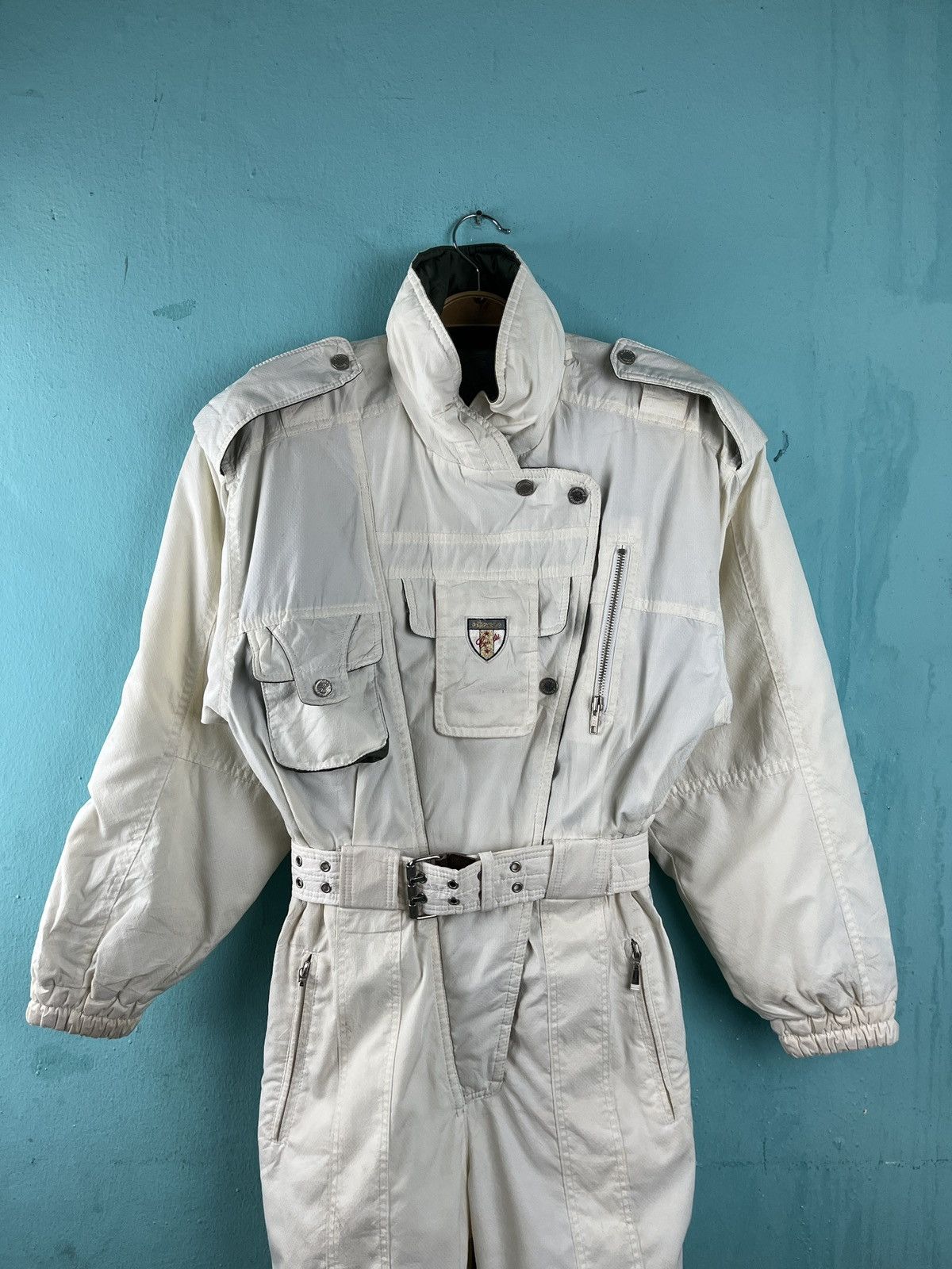 Ellesse × Gear for Sports × Goldwin Vintage Ellesse Coveralls Skiwear Racing Equipment Small Size M / US 6-8 / IT 42-44 - 3 Thumbnail