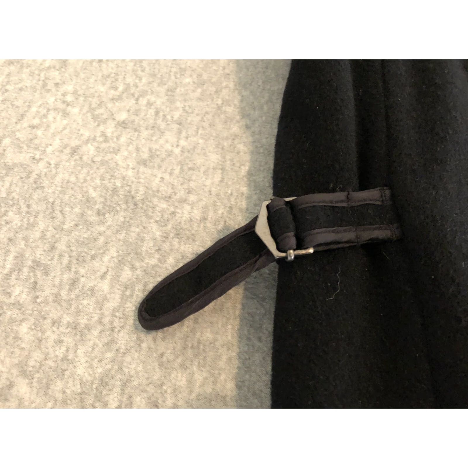 Polo Ralph Lauren Polo Ralph Lauren Bomber Jacket Black Wool/Nylon Mens Large Regular Full Zip Solid 29" Length 24" Pit to Pit Size US L / EU 52-54 / 3 - 6 Thumbnail