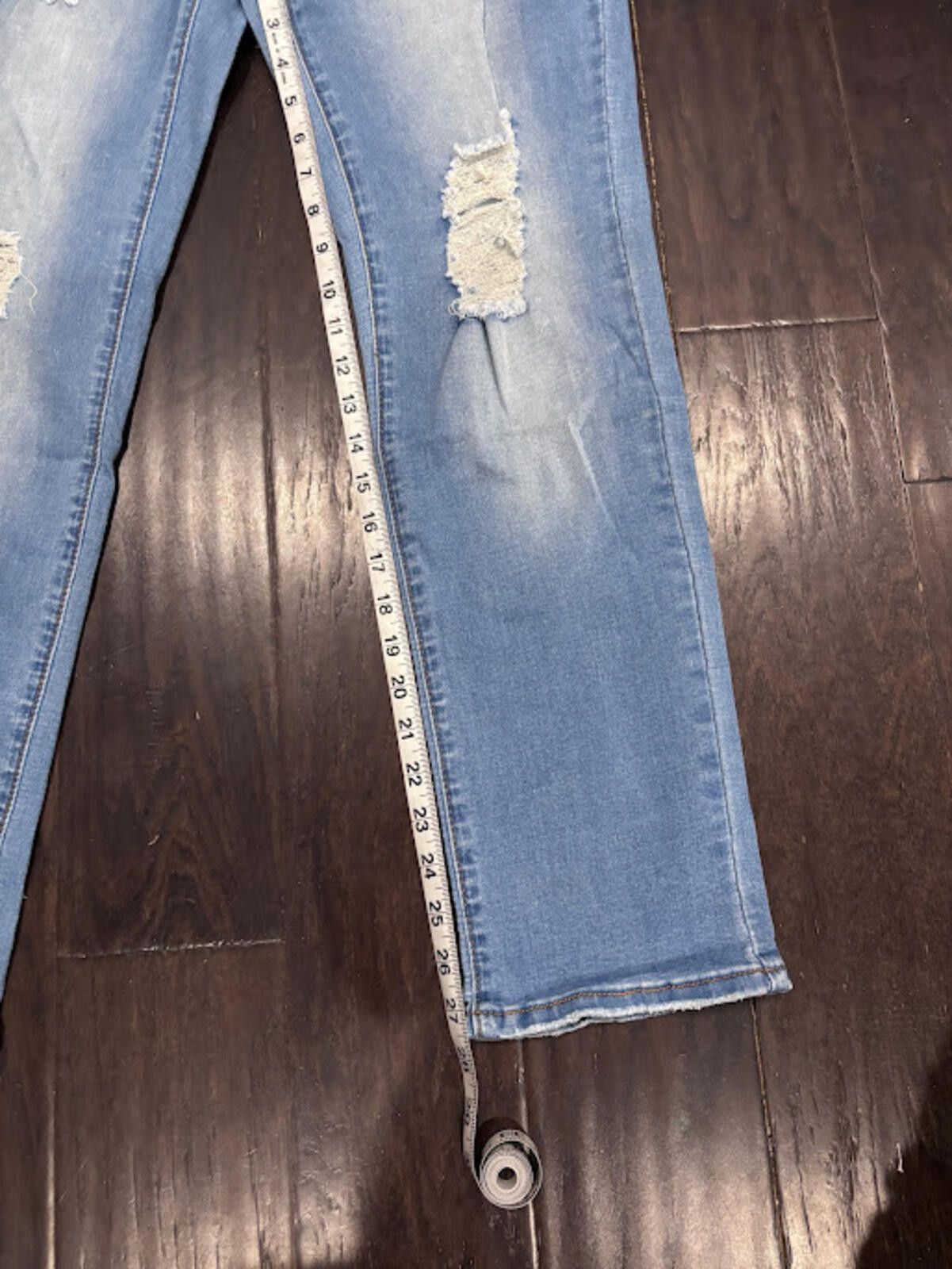 Other Umgee Light Blue Lightly Distressed Denim Jeans Size 7 NWT Size 30" / US 8 / IT 44 - 3 Thumbnail