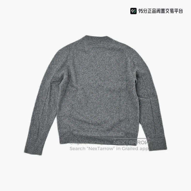 Ermenegildo Zegna Zegna Men's Loose Round Neck Solid Long. Size US M / EU 48-50 / 2 - 3 Thumbnail