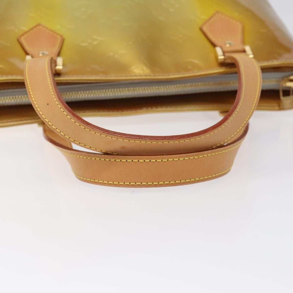 Louis Vuitton LOUIS VUITTON Monogram Vernis Houston Hand Bag Gris M91053 Size ONE SIZE - 7 Thumbnail