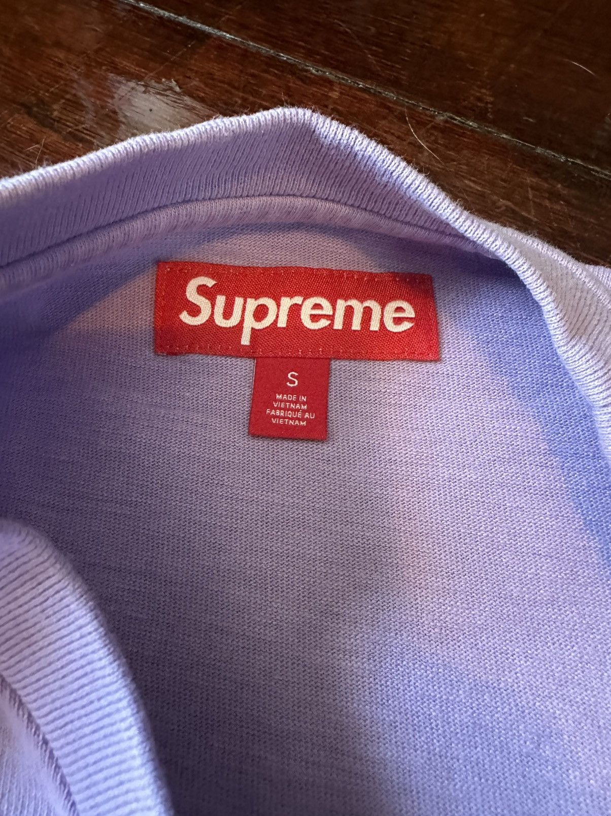 Supreme SUPREME S/S POCKET TEE FW24 PURPLE SMALL Size US S / EU 44-46 / 1 - 4 Thumbnail