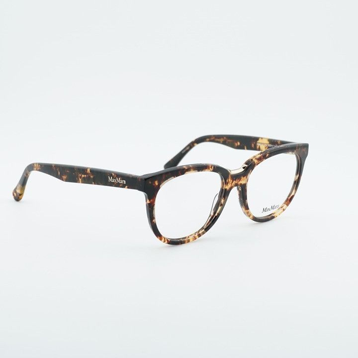 Max Mara Max Mara MM5110 052 Eyeglasses Havana 52mm Oval Frame Size ONE SIZE - 1 Thumbnail