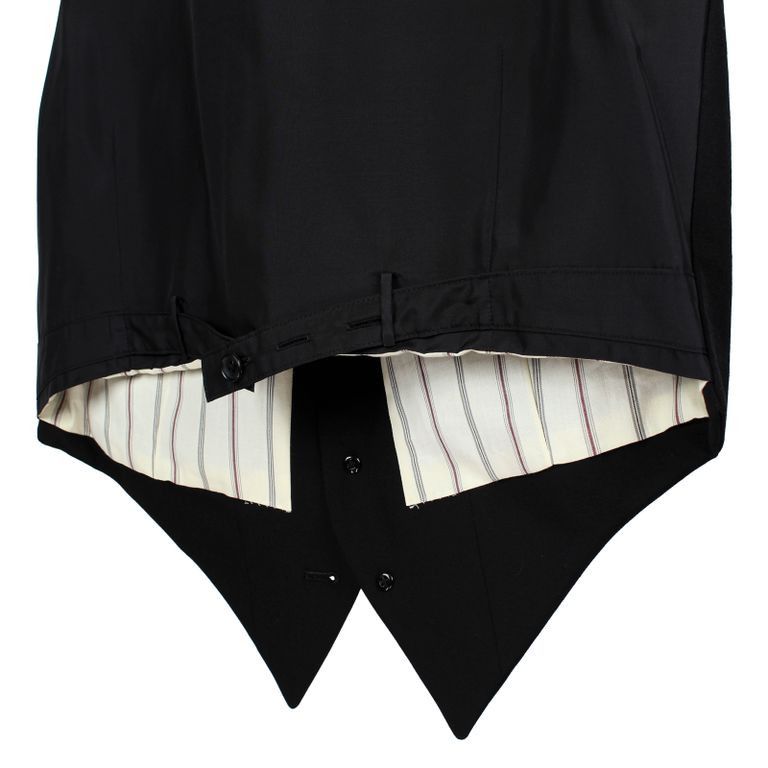 Yohji Yamamoto Yohji Yamamoto Pour Homme W/Gabardine 8BS Stand Collar Vest Size US L / EU 52-54 / 3 - 6 Thumbnail