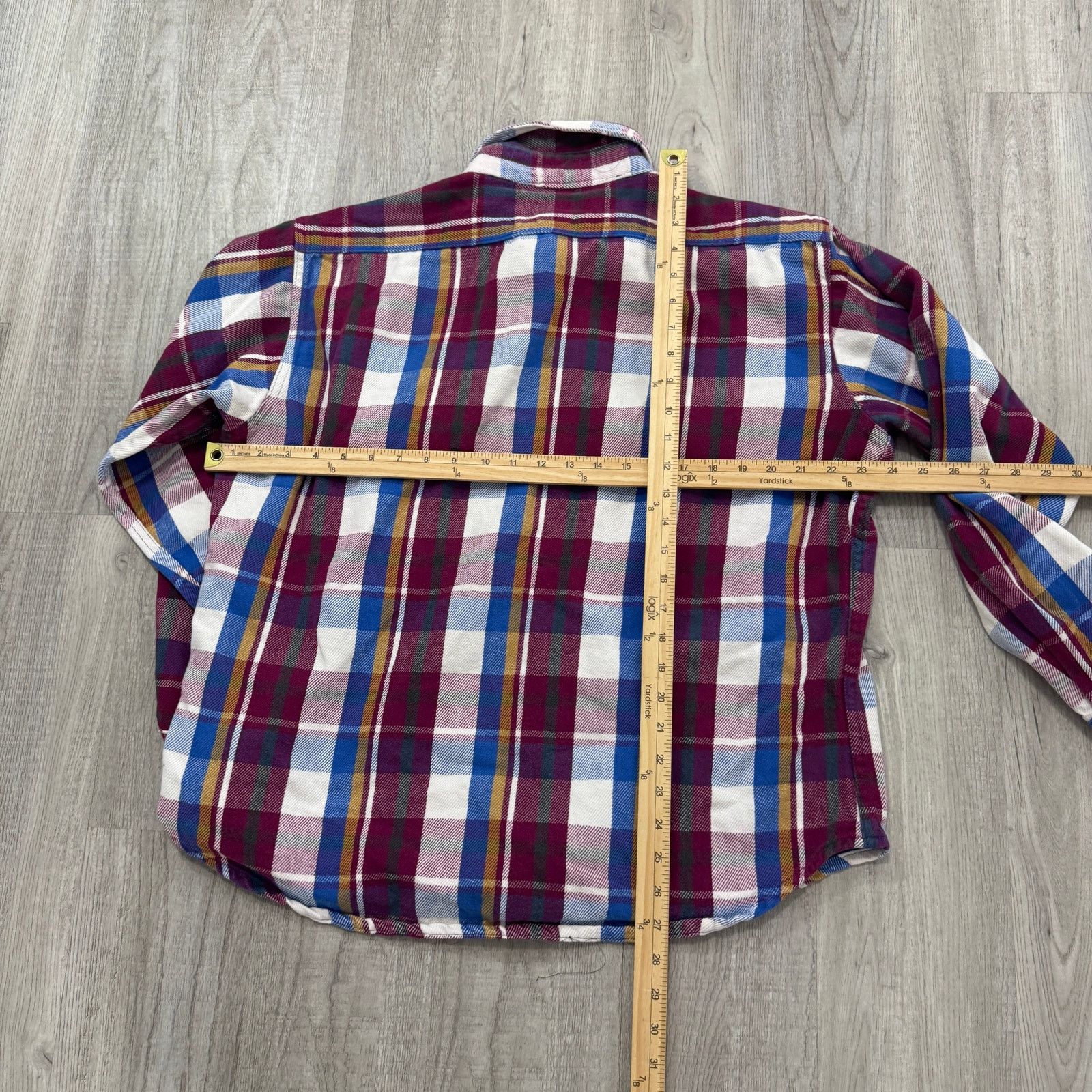 Vintage Vintage 417 Van Heusen Flannel Shirt Men's Extra Large XL Size US XL / EU 56 / 4 - 6 Thumbnail