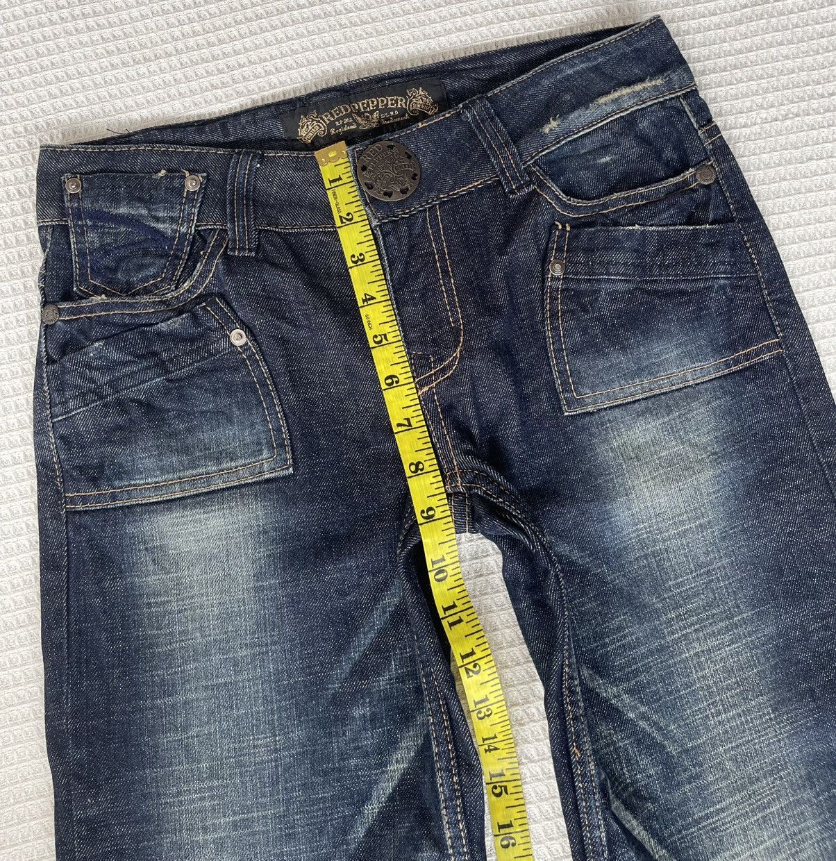 Hysteric Glamour Vintage 90s🔥RED PEPPER🔥Flared Bush Pants Jeans Size US 30 / EU 46 - 6 Thumbnail