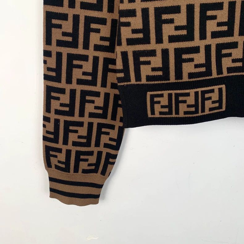Fendi Fendi Logo Print Long Sleeve Sweatshirt Size US S / EU 44-46 / 1 - 4 Thumbnail