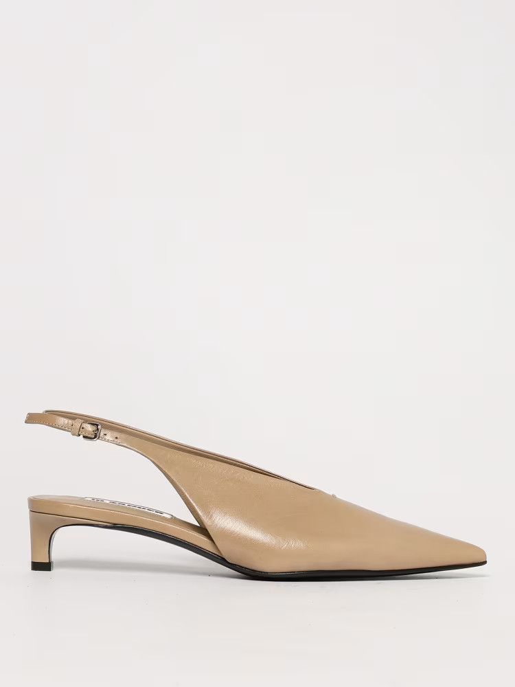 Jil Sander o1loc1c0426 Sling Back Heels in Beige Size US 9 / IT 39 - 1 Thumbnail