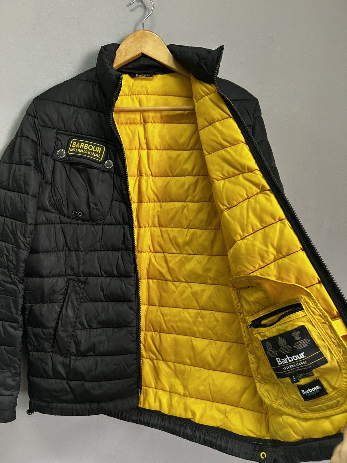 Barbour Barbour International Fibredown Jacket Quilted Chain Jacket Size US S / EU 44-46 / 1 - 2 Thumbnail