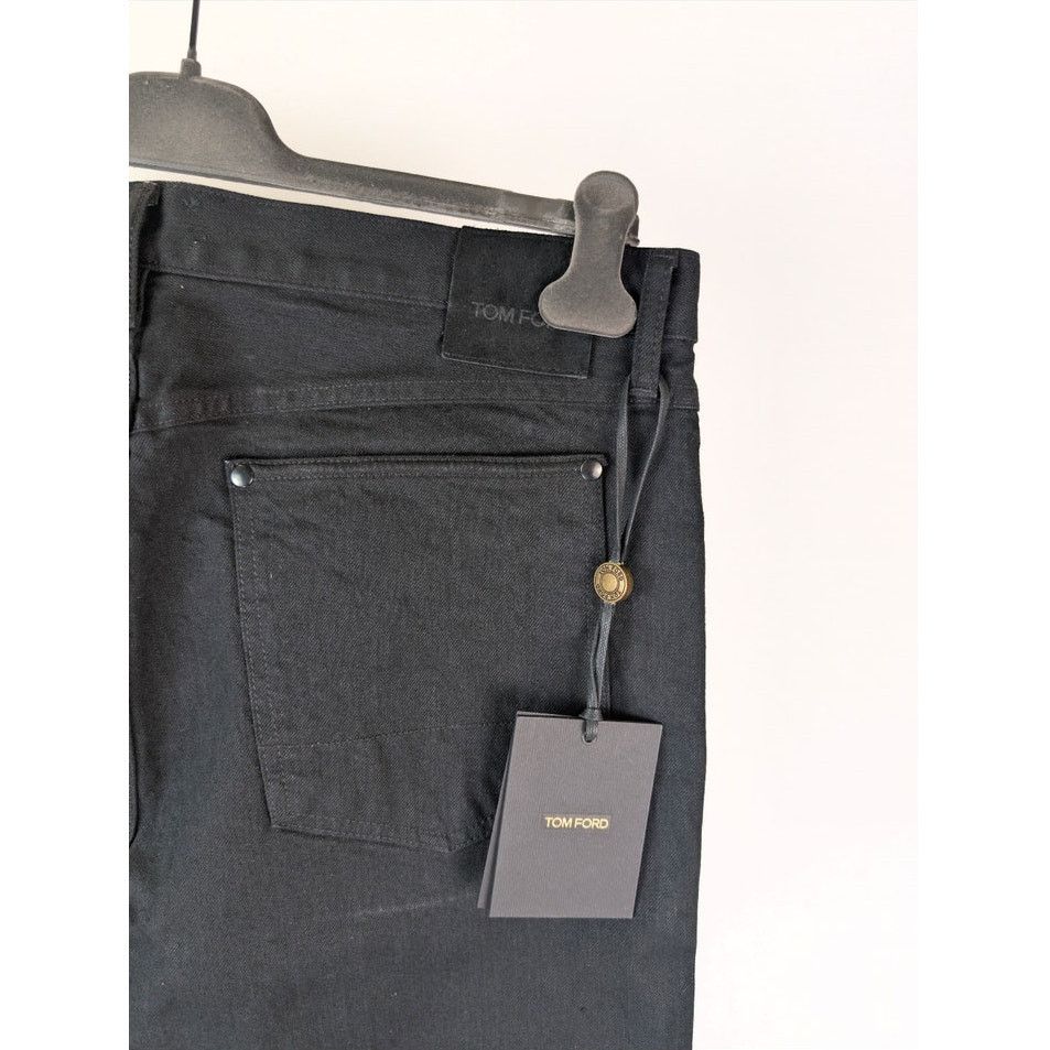 Tom Ford o1rshd1 Tapered Fit Denim Jeans in Black Size US 36 / EU 52 - 11 Thumbnail