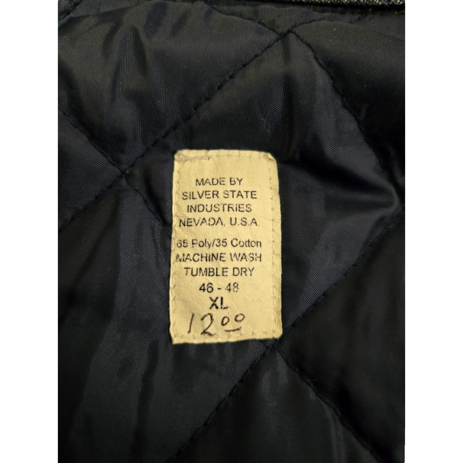 Vintage VINTAGE Silver State Industries Denim Jacket Barn Chore Coat Quilt Lining XL Blue Men Overcoat Jacket Size US XL / EU 56 / 4 - 6 Thumbnail