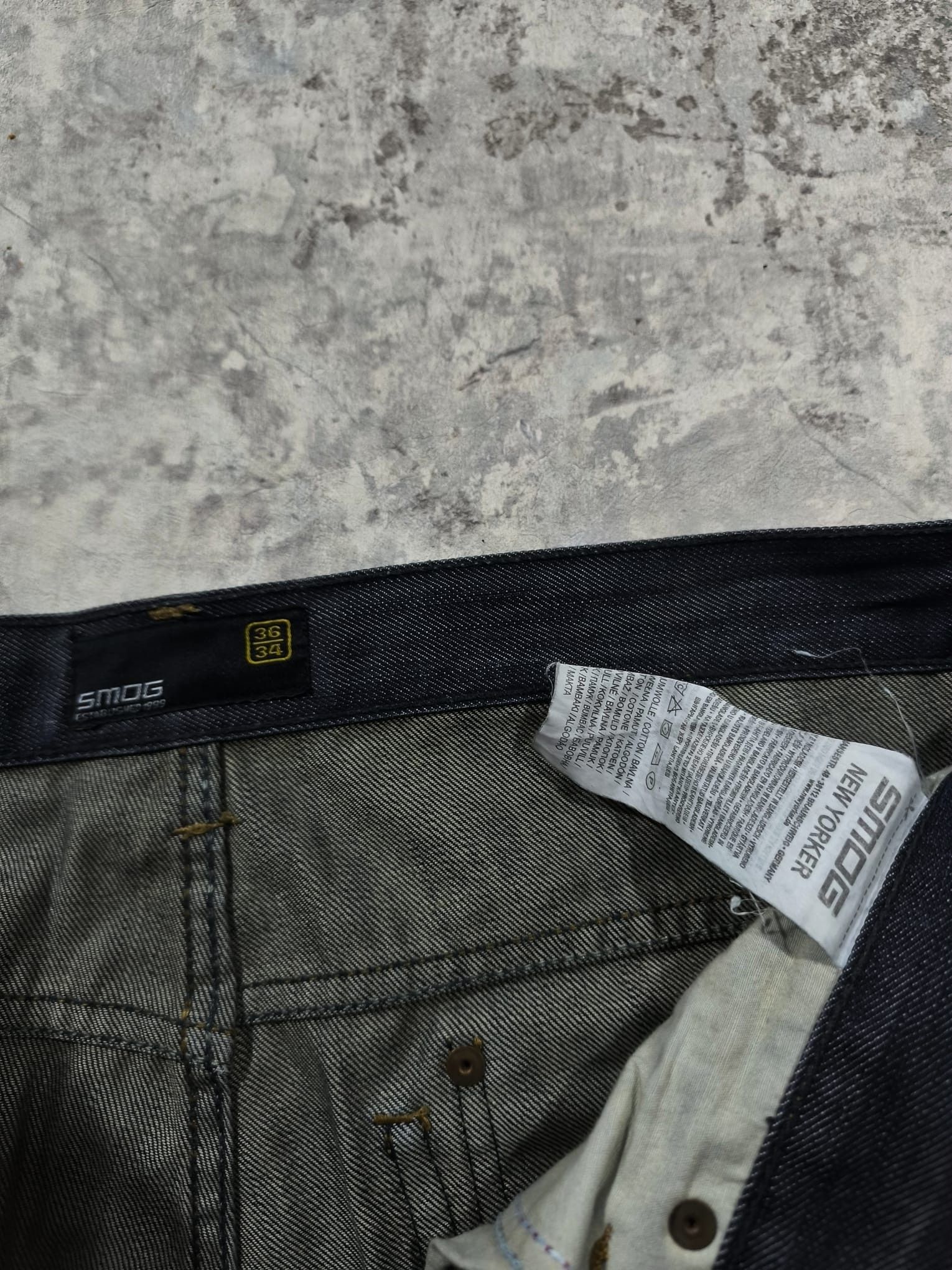 Vintage DARKWASH LOOSE WAXY JEANS GRUNGE BALENCIAGA Size US 36 / EU 52 - 7 Thumbnail