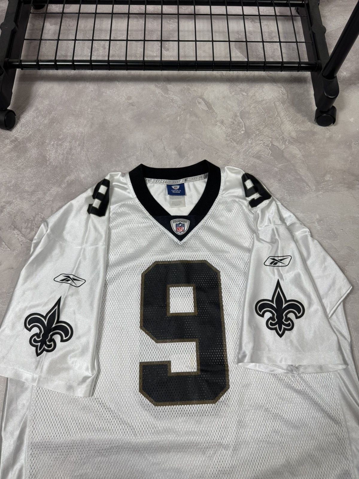 Reebok Vintage New Orlean Saints #9 Drew Brees NFL Jersey Size US XL / EU 56 / 4 - 3 Thumbnail