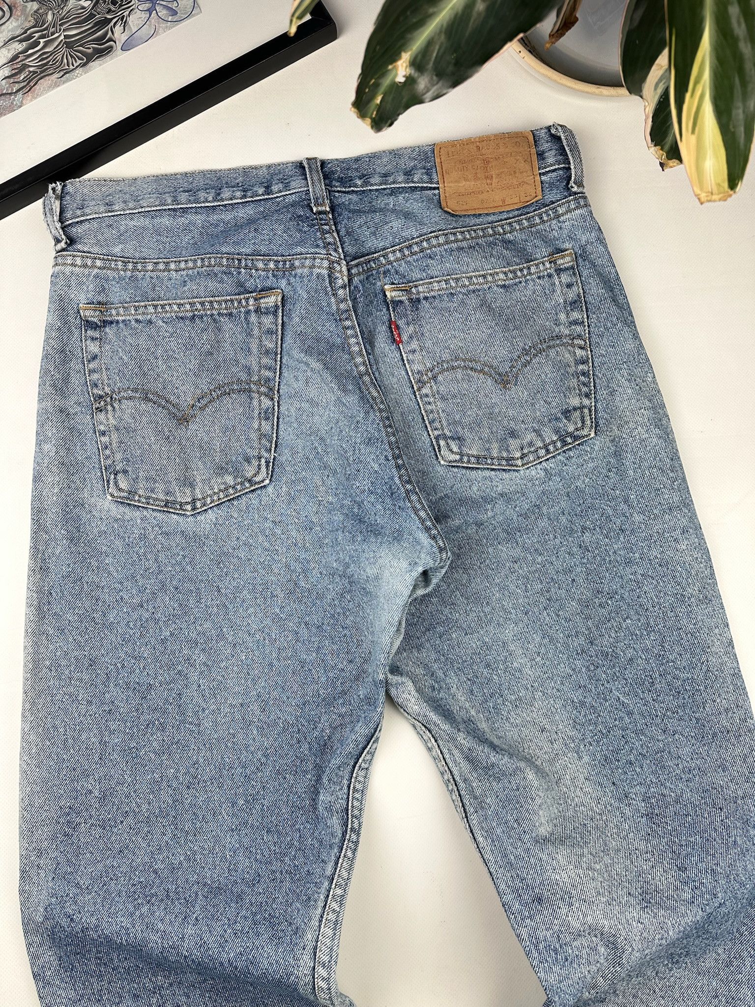 Levi's Vintage Levis 525 Light Wash Jeans Size US 33 - 14 Thumbnail