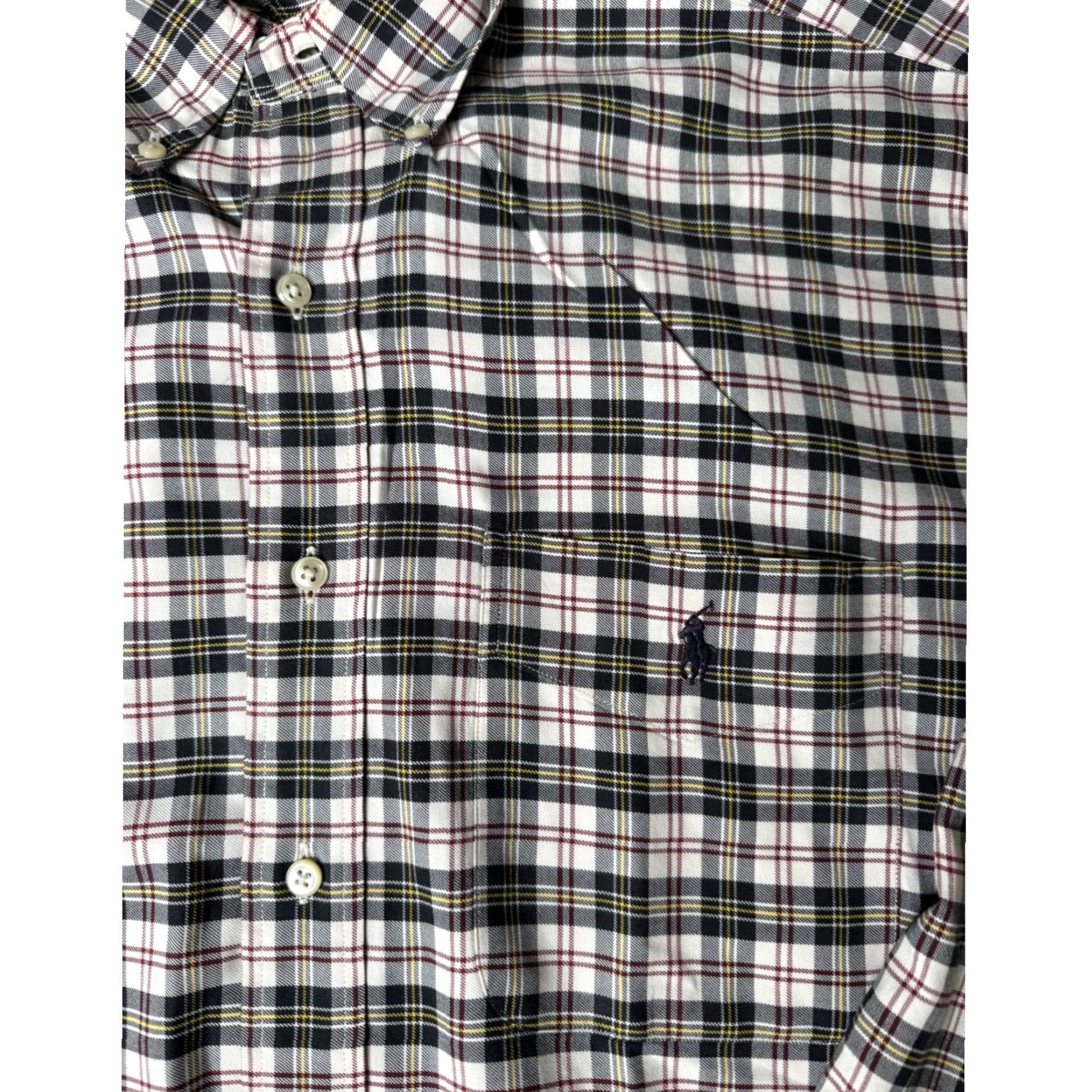Ralph Lauren Ralph Lauren Plaid Shirt Long Sleeve Button-Down Collared Mens Large Size US L / EU 52-54 / 3 - 2 Thumbnail