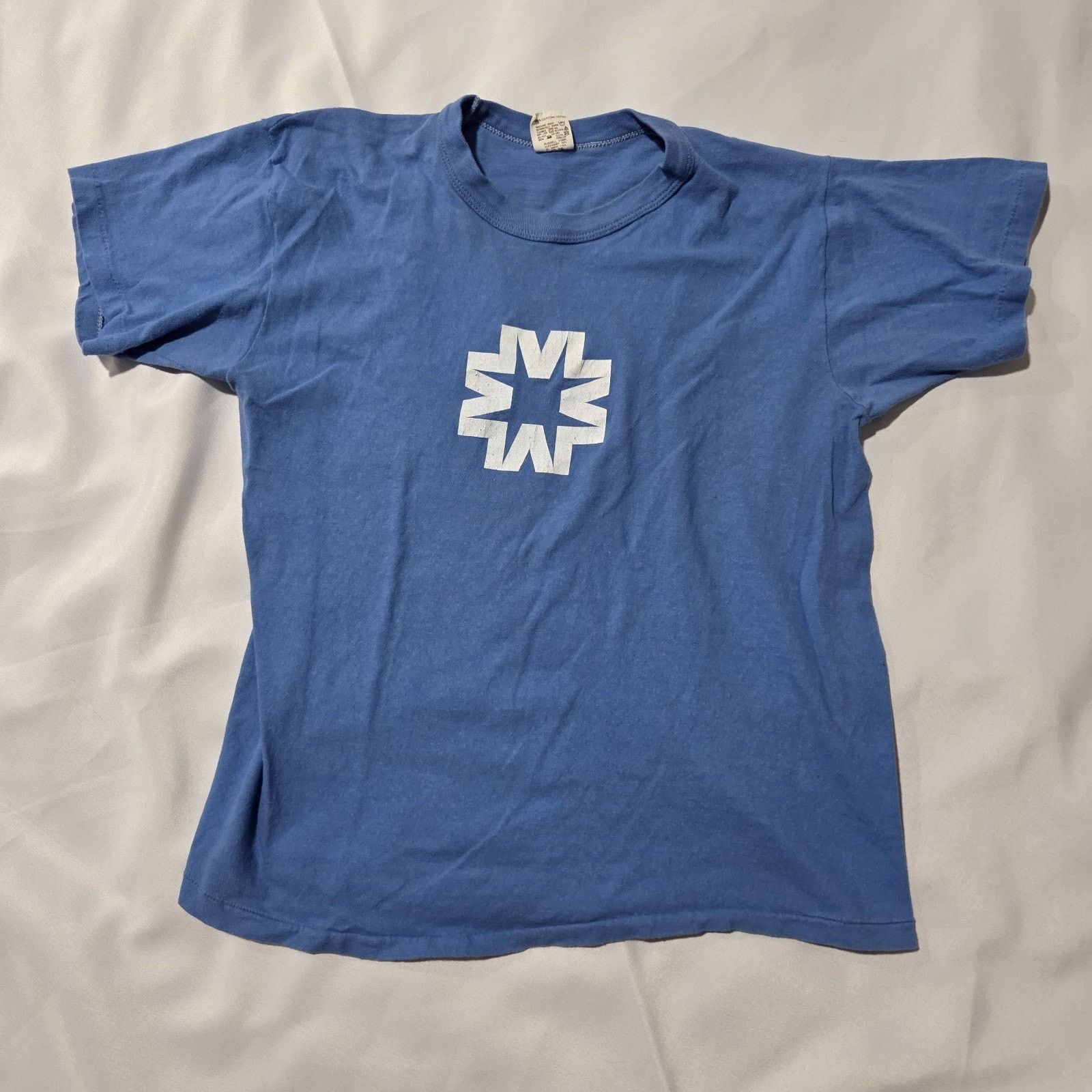 Russell Athletic Vtg 90s Russell Athletic Made in USA Graphic Tee Blue 17x23 Size US M / EU 48-50 / 2 - 1 Thumbnail