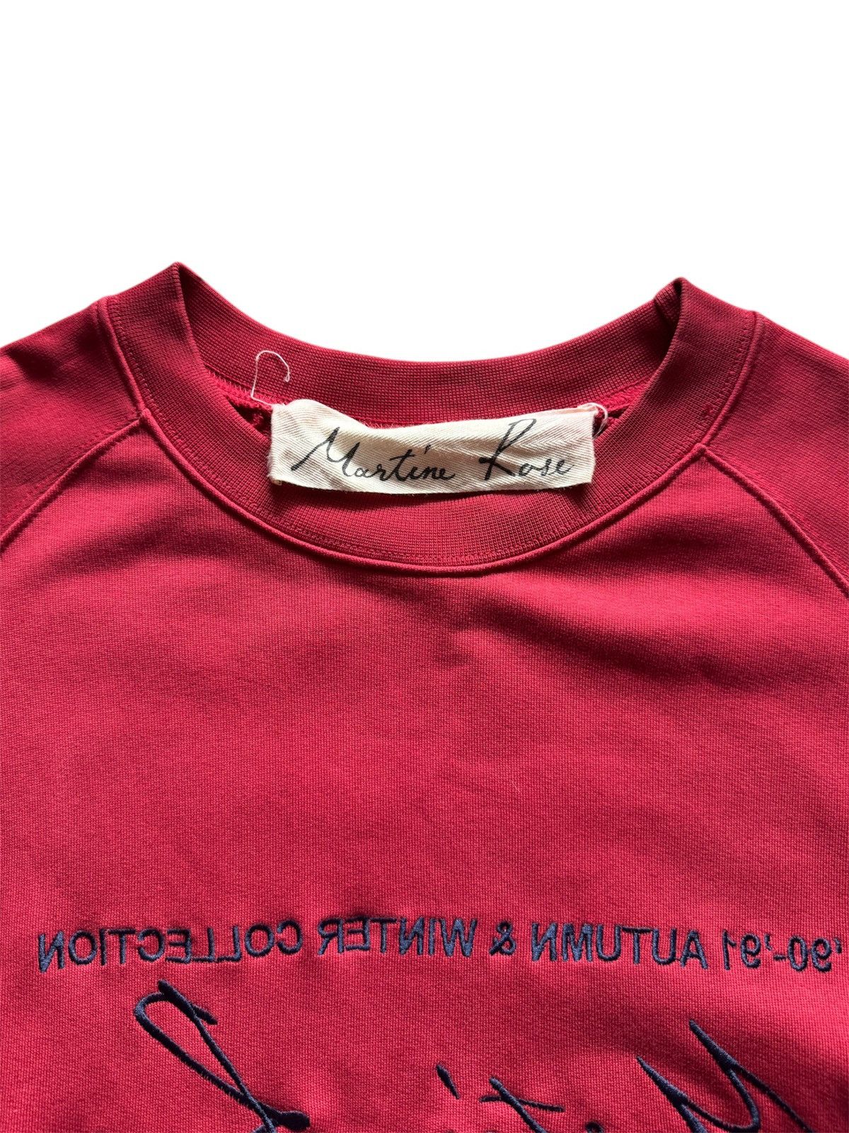 Martine Rose Martine Rose Embroid Reverse Logo Sweatshirt Size US M / EU 48-50 / 2 - 4 Thumbnail
