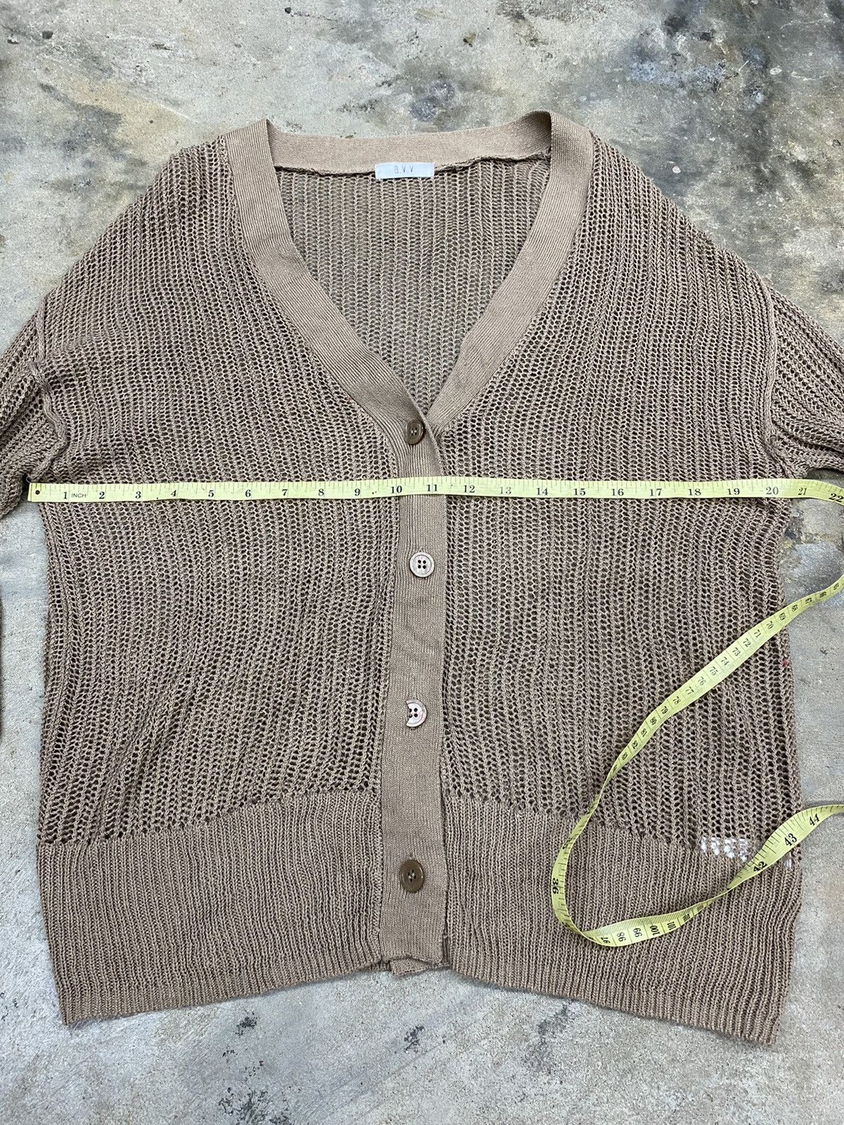 Hysteric Glamour × If Six Was Nine × Japanese Brand open knit cardigan AVV HOMME meshtop fishnet style Size US M / EU 48-50 / 2 - 9 Thumbnail