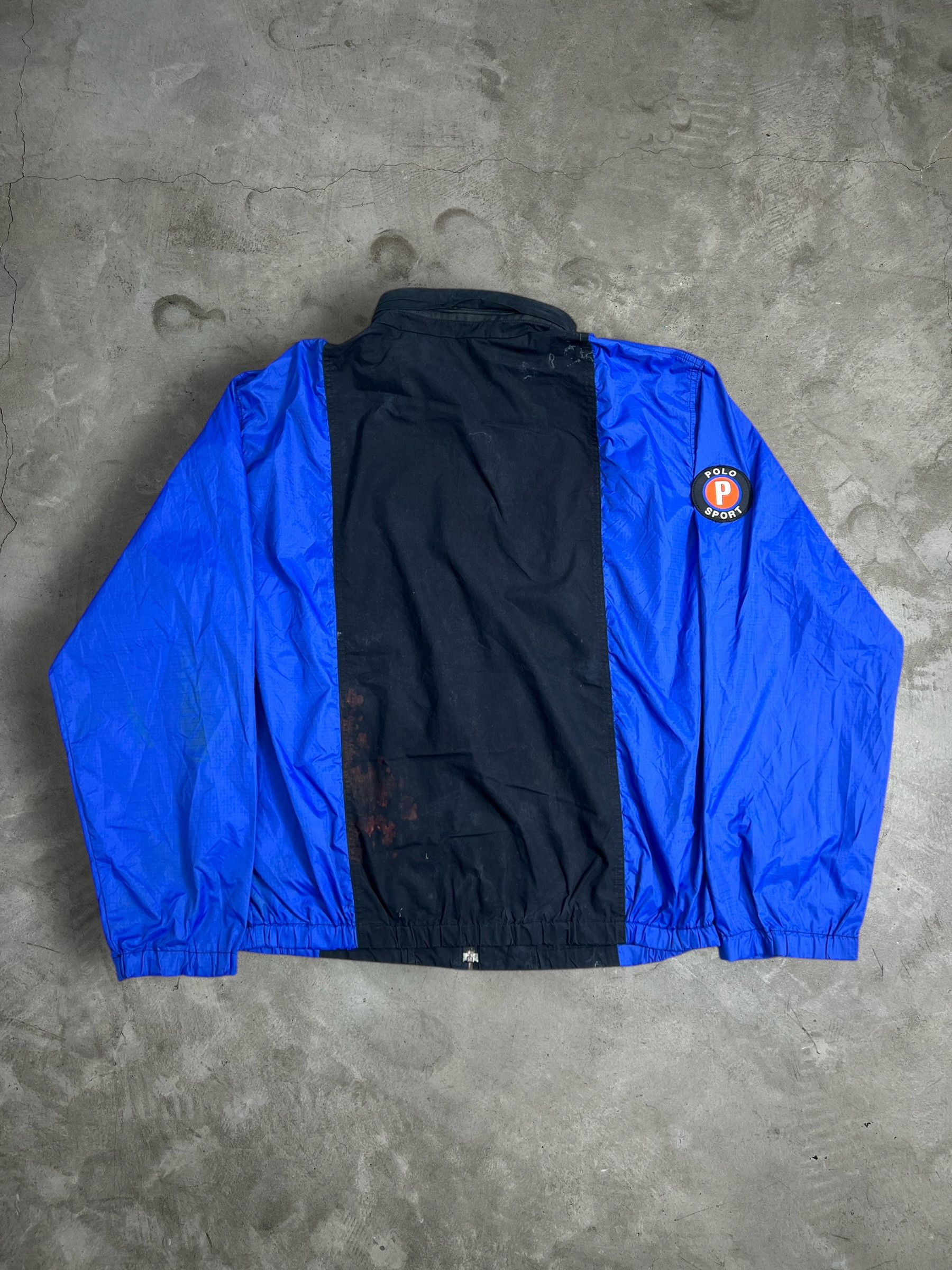 Polo Ralph Lauren Vintage Polo Sport Spell Out Windbreaker Jacket (L) JK960 Size US L / EU 52-54 / 3 - 15 Thumbnail