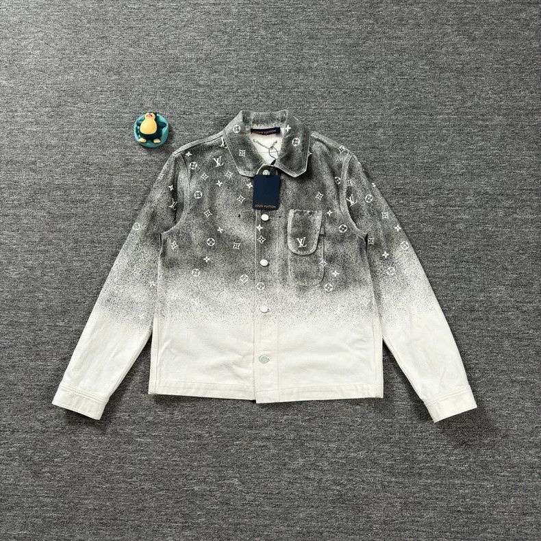 Louis Vuitton Louis Vuitton Black and white starry sky ink-splashed denim Size US XS / EU 42 / 0 - 1 Thumbnail