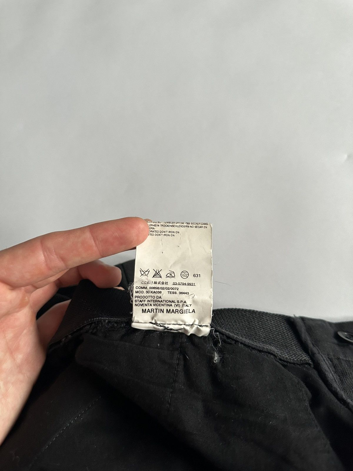 Maison Margiela Martin Margiela FW07 Pleated Wool Cotton Pants Size US 30 / EU 46 - 11 Thumbnail