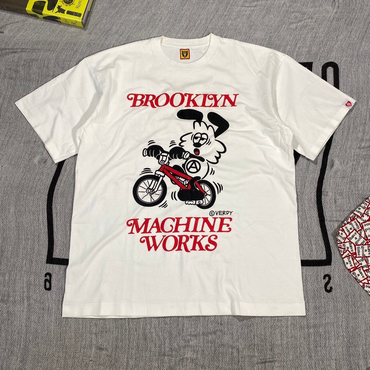 image of Human Made X Gdc X Brooklyn Machine Works Tee Xlarge in Black, Men's