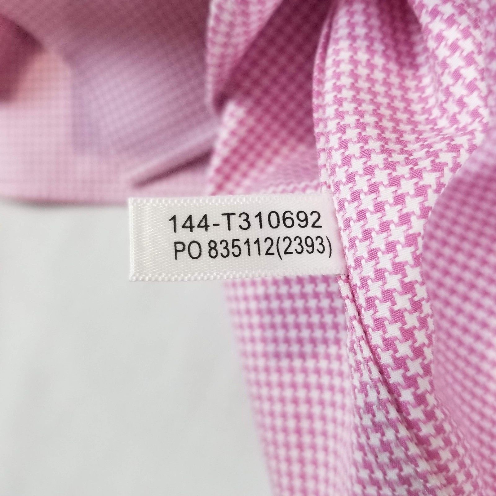 Tommy Bahama Tommy Bahama Shirt Mens Large 16 34/35 Pink Houndstooth Size US L / EU 52-54 / 3 - 6 Thumbnail