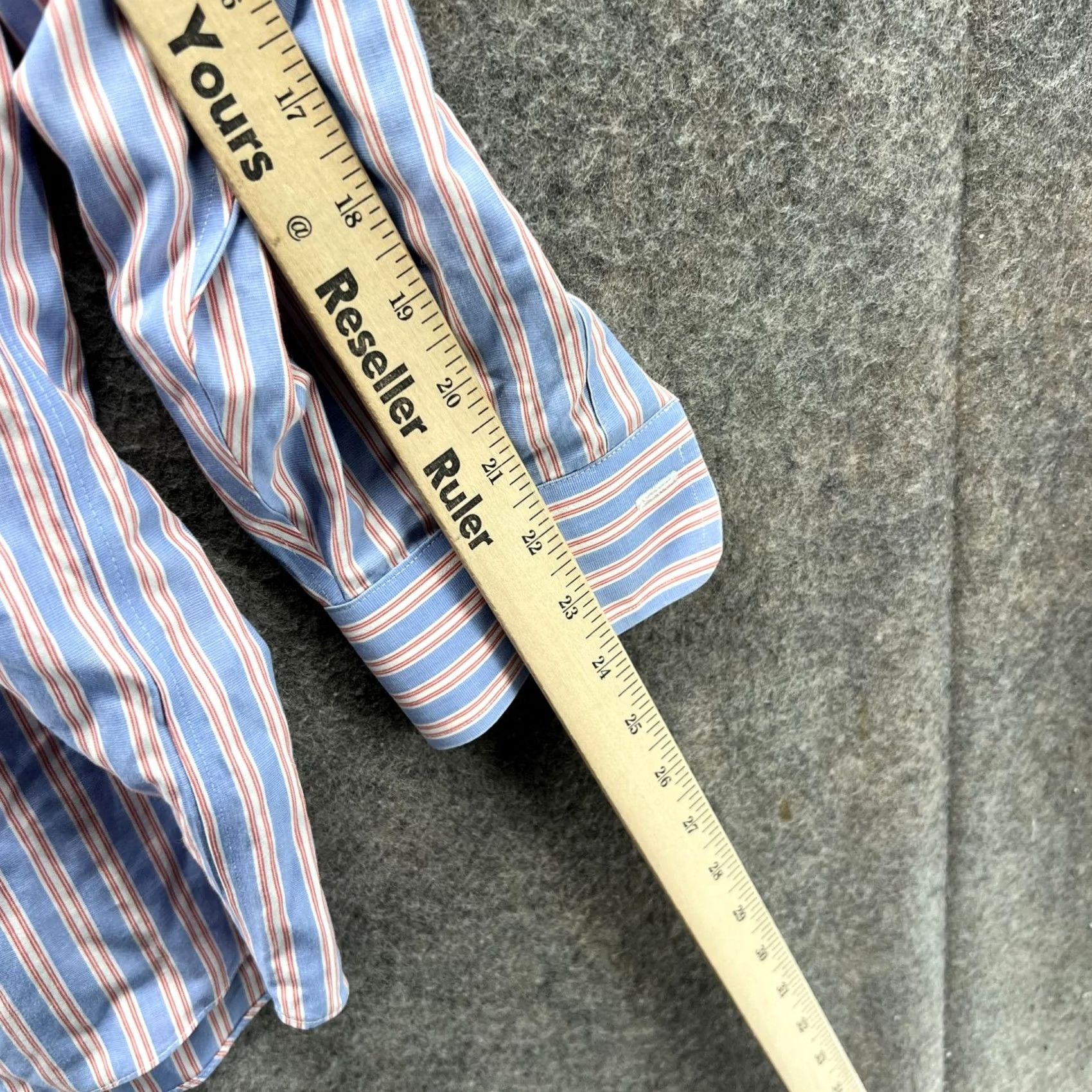 Brooks Brothers Brooks Brothers Shirt Mens 17 34 Blue Pink Button-Down Stripes Oxford OCBD Long Sleeve Size US XL / EU 56 / 4 - 6 Thumbnail