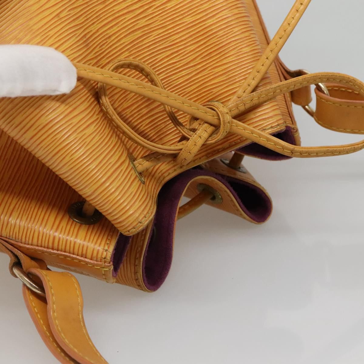 Louis Vuitton LOUIS VUITTON Epi Petit Noe Shoulder Bag Yellow M44109 Size ONE SIZE - 6 Thumbnail