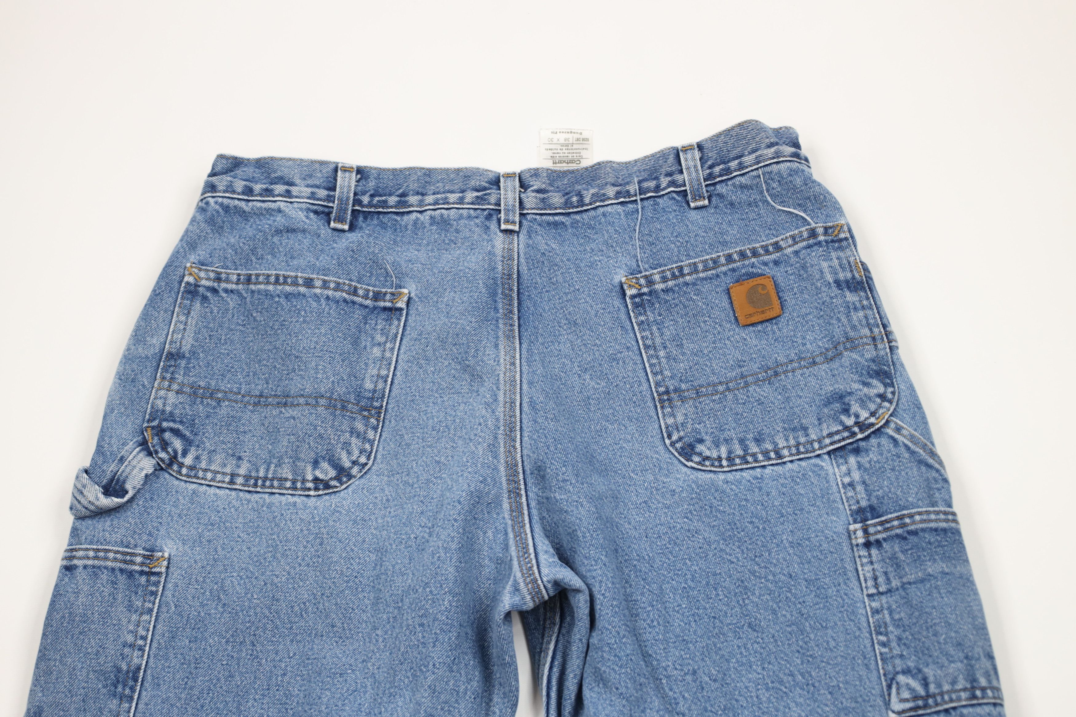 Carhartt × Vintage Vintage Carhartt Flannel Lined Relaxed Fit Wide Leg Jeans Size US 38 / EU 54 - 10 Thumbnail