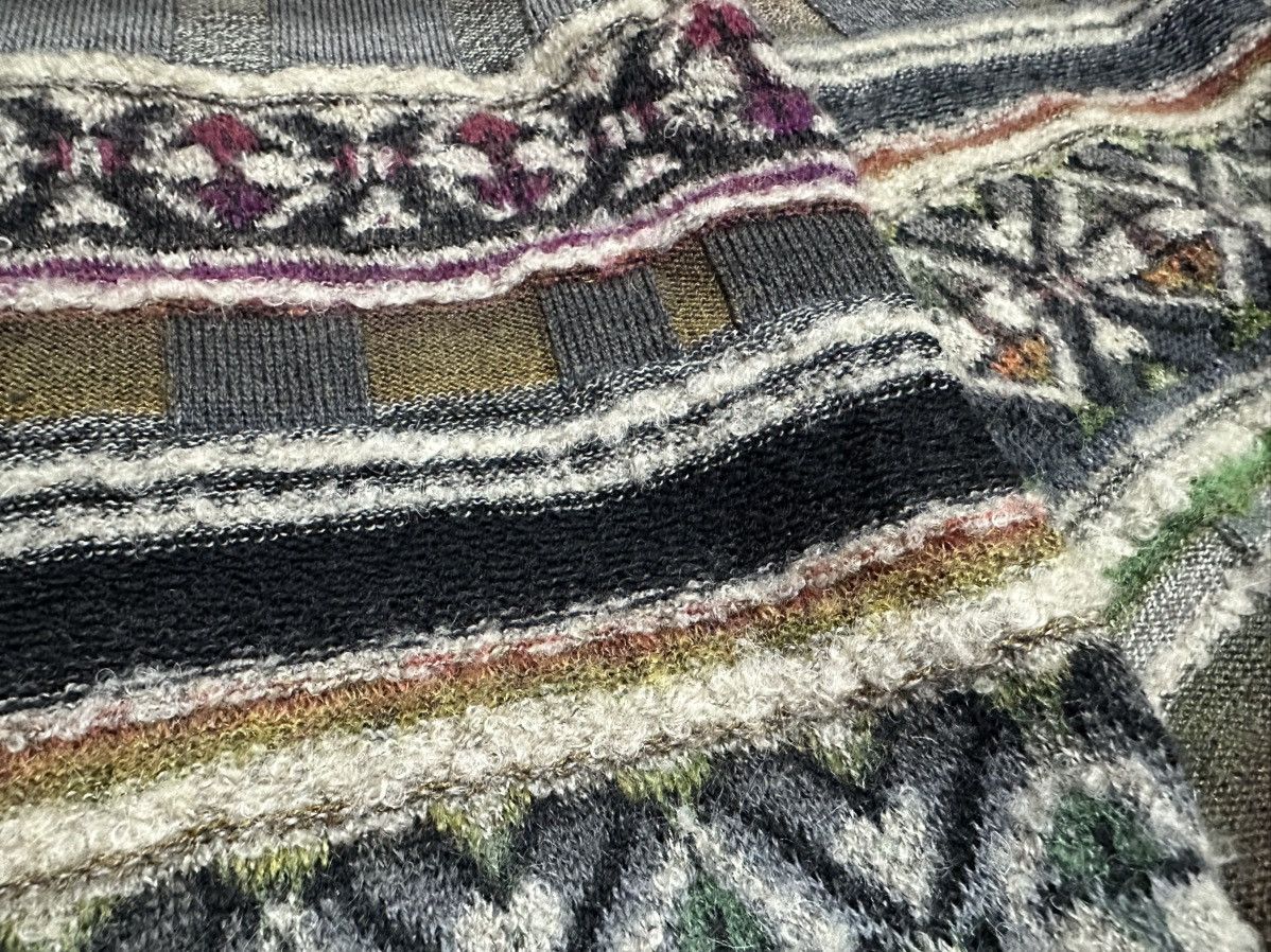 Japanese Brand 🔥Rare Vintage M.&Kyoko Fair Isle Knit Sweater Turtleneck Size US S / EU 44-46 / 1 - 9 Thumbnail