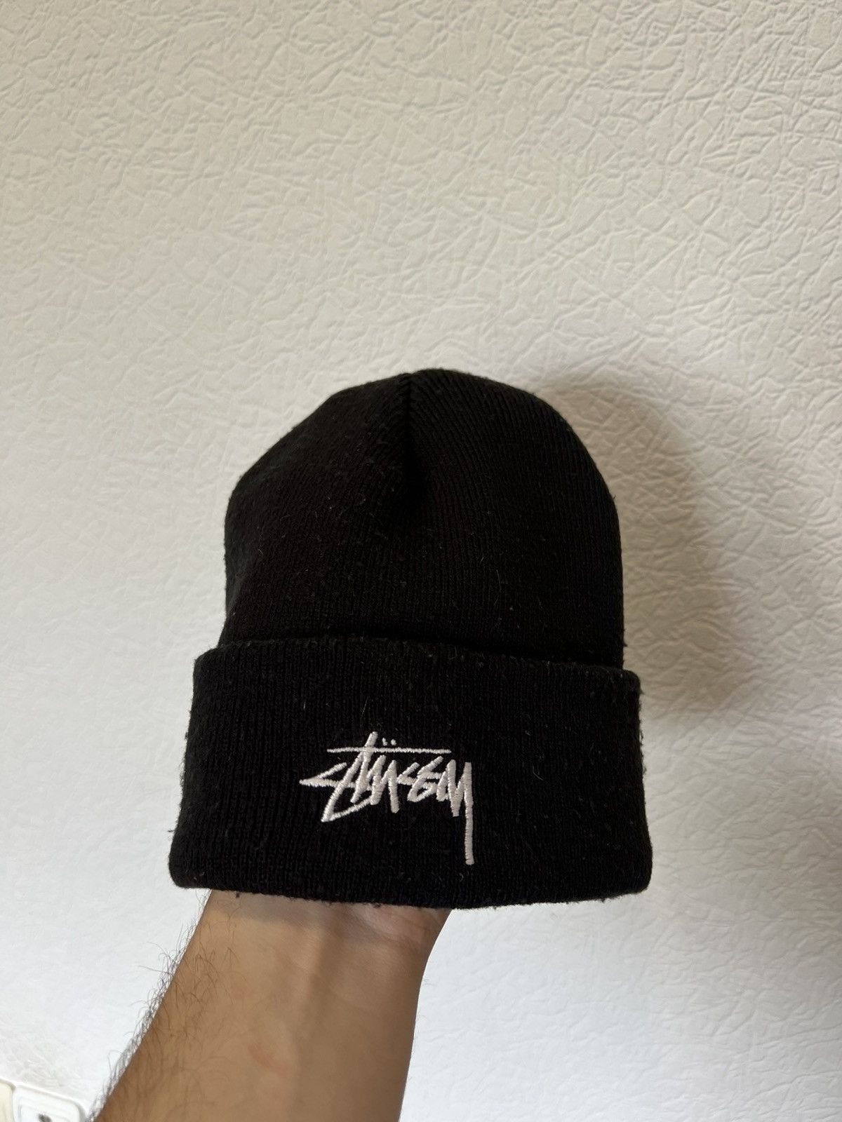 Stussy Vintage Stussy Beanie Hats Black Size ONE SIZE - 1 Thumbnail