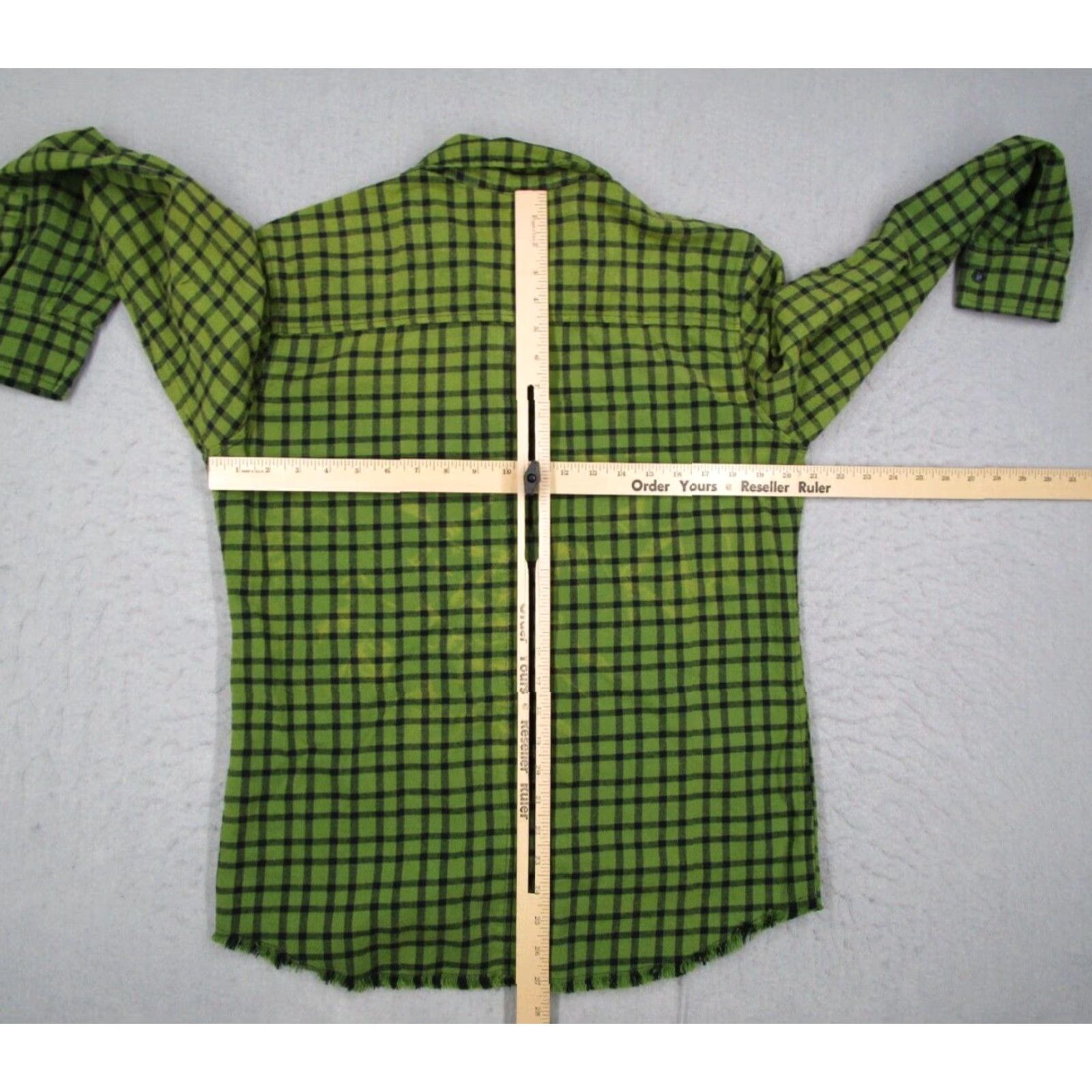 Vintage Flatbush Zombies Shirt Mens Medium Green Check Flannel Button Up Long Sleeve Size US M / EU 48-50 / 2 - 5 Thumbnail