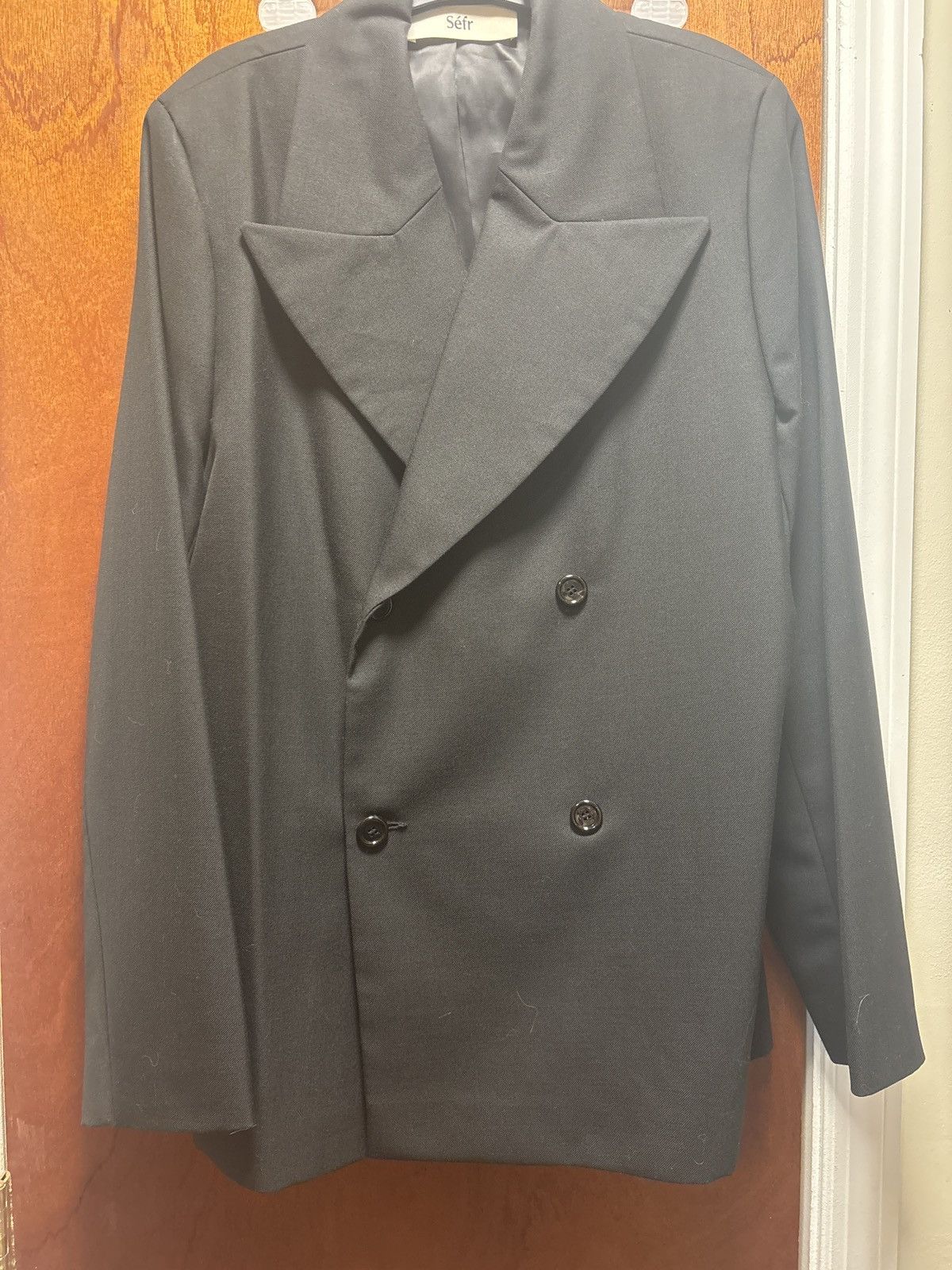 Sefr Sefr Double breasted Blazer size Xl Size 42L - 2 Thumbnail