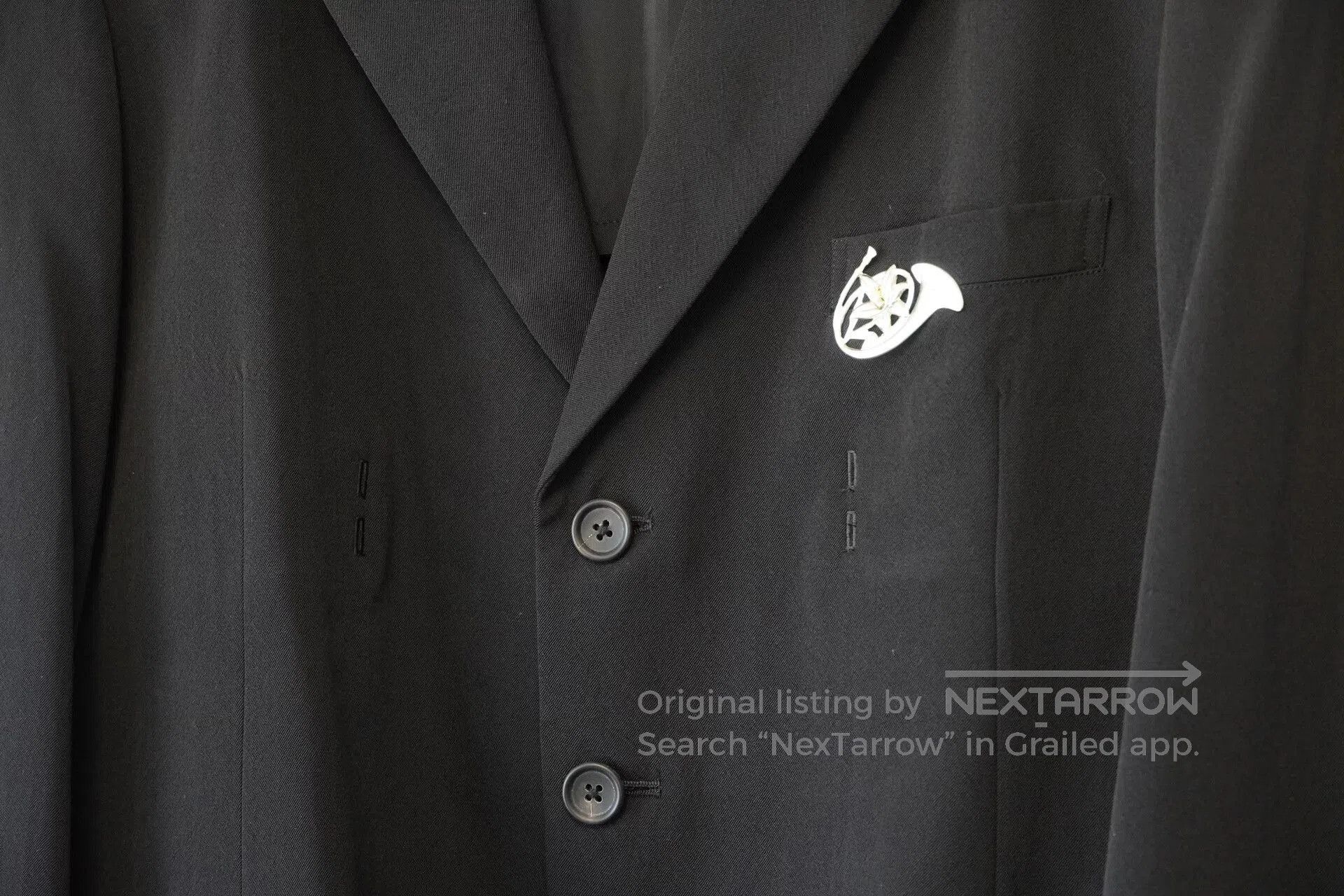 Yohji Yamamoto Yohji Yamamoto 96SS Hollow Wool Jacket. Size US M / EU 48-50 / 2 - 3 Thumbnail