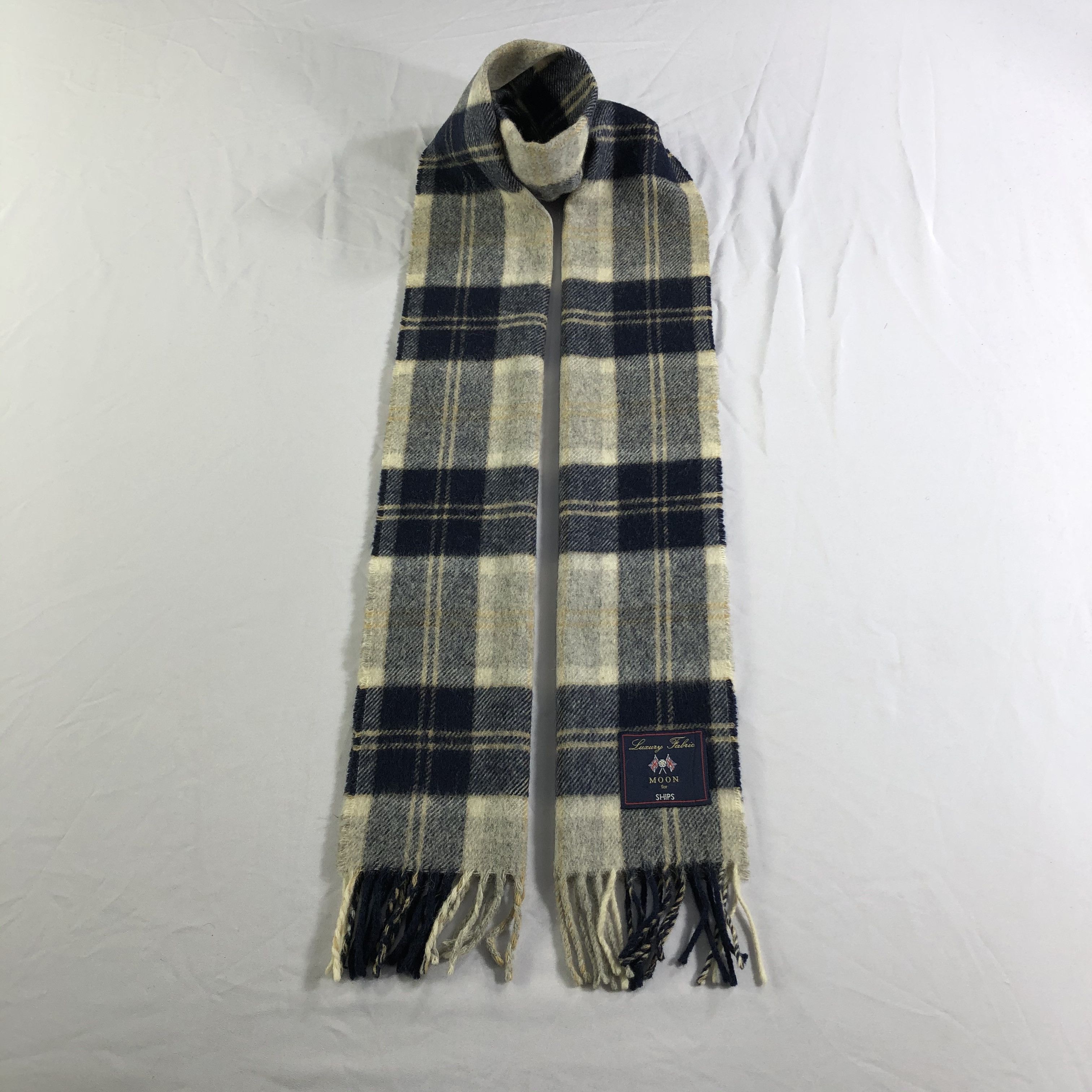 SHIPS Ships Wool Scarf Muffler Neckwear V2564 Size ONE SIZE - 1 Thumbnail