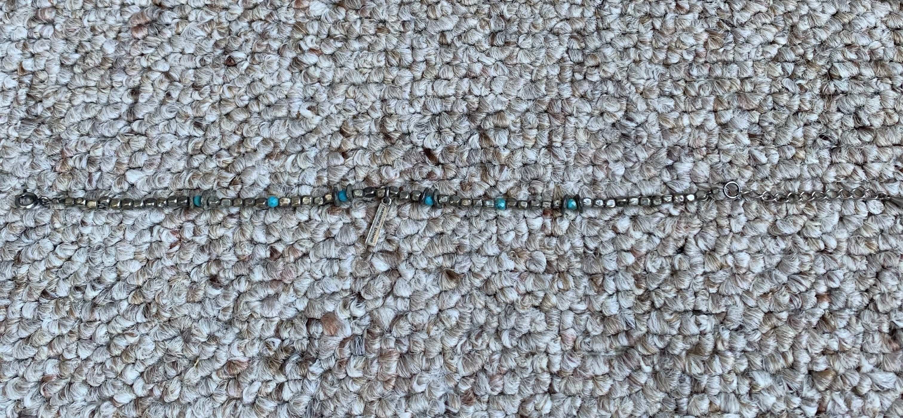 Number (N)ine Number (N)ine Beaded Turquoise Logo Bracelet Size ONE SIZE - 3 Thumbnail