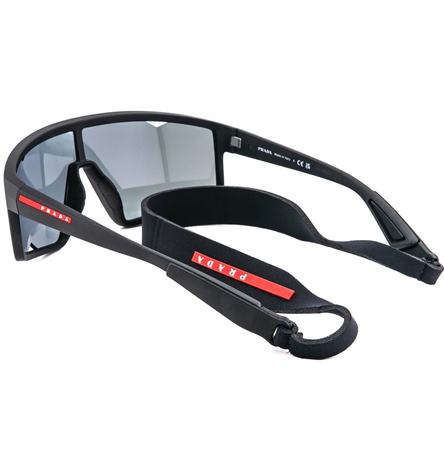 Prada PRADA A03 Linea Rossa Sport Black Violet Sunglass PSA03S Size ONE SIZE - 5 Thumbnail