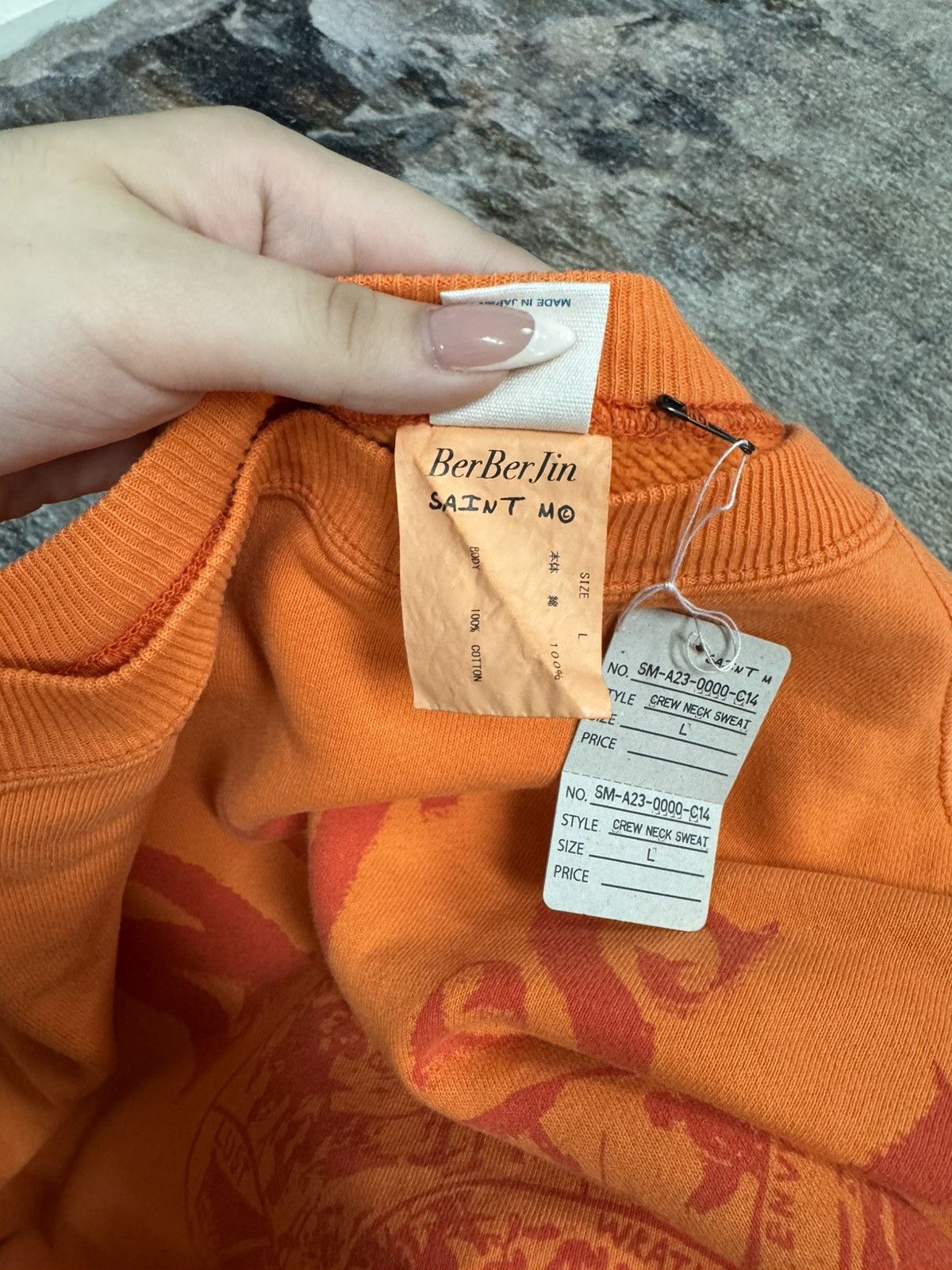 Saint Michael saint michael x berberjin sweatshirt Size US L / EU 52-54 / 3 - 4 Thumbnail