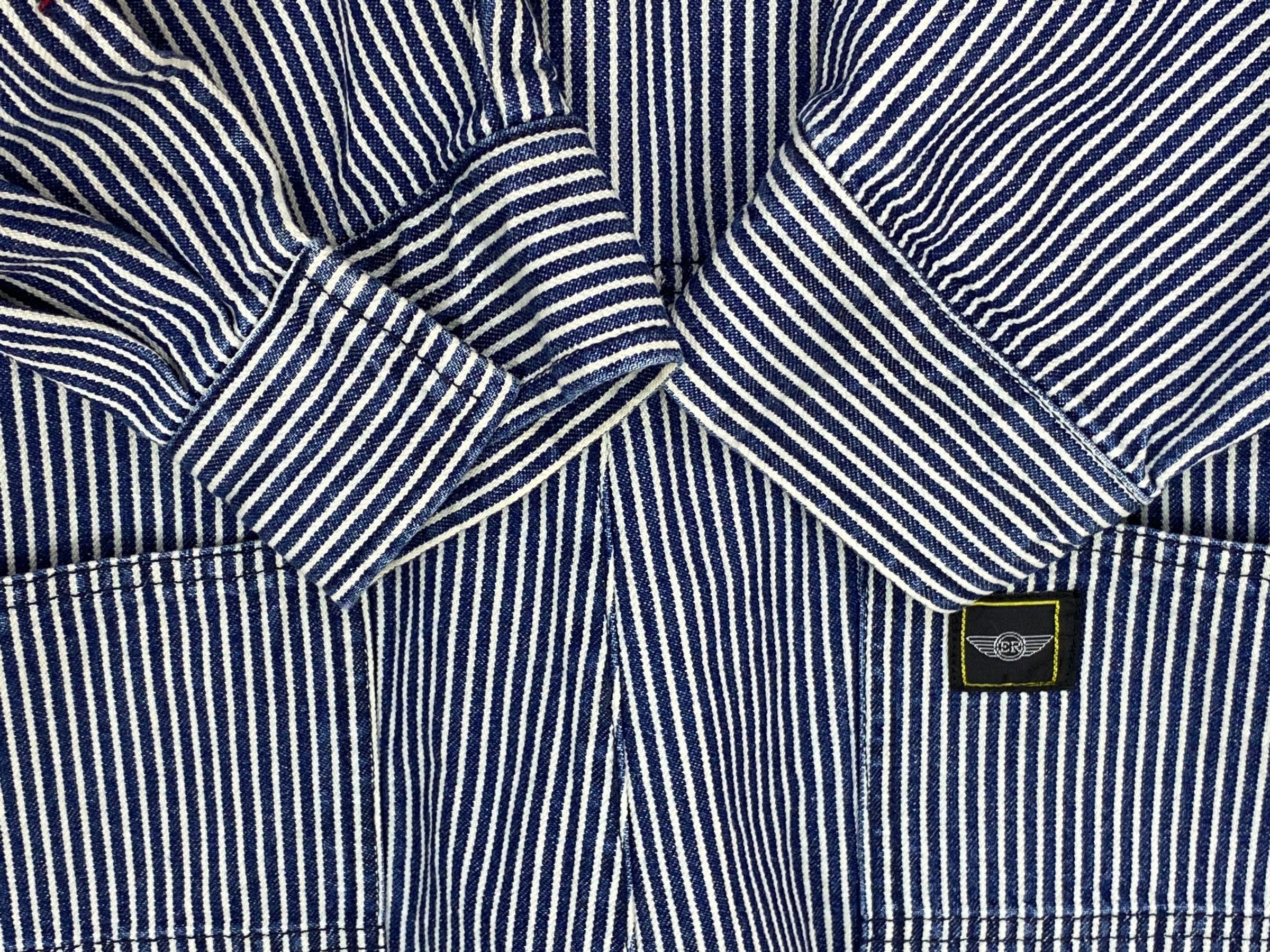 Vintage Evenriver Hickory Stripes Coverall Jumpsuit Size US 41 - 11 Thumbnail