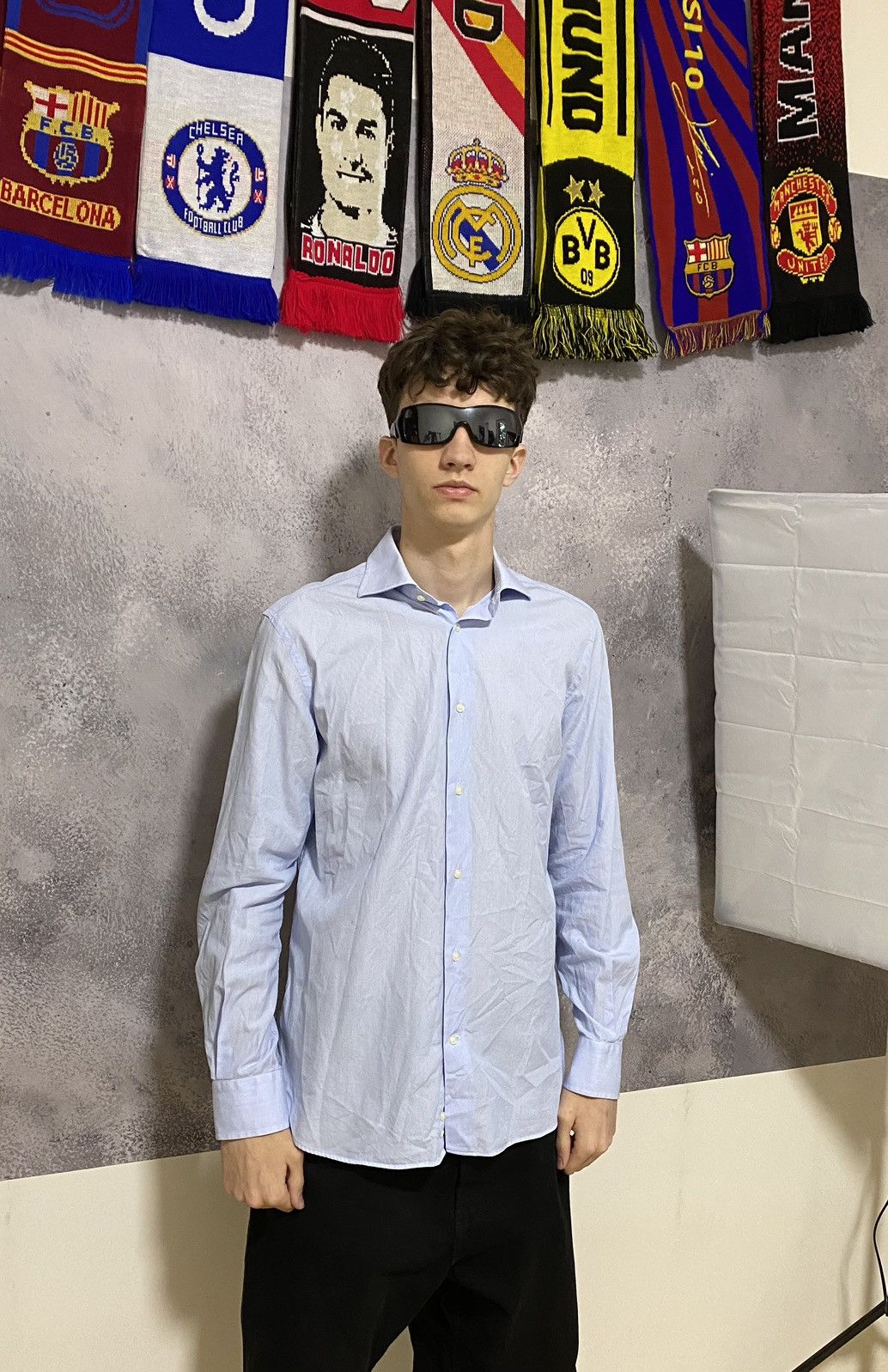 Boggi Rare Pack x3 BOGGI Milano Japanese Exclusive Shirt Button UP Size US L / EU 52-54 / 3 - 2 Thumbnail