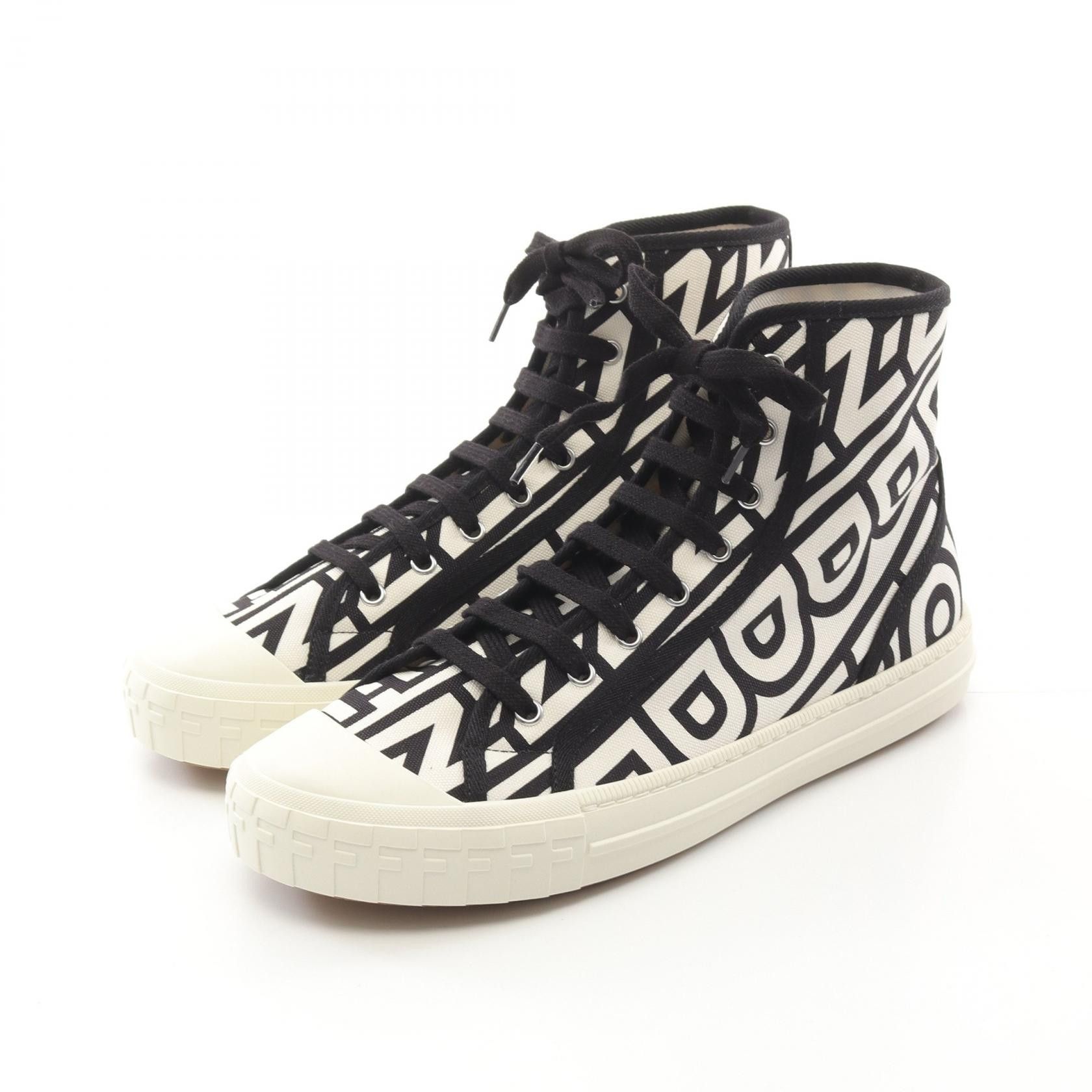 Fendi Fendi Fendi FENDI × MARC JACOBS Domino Canvas Sneakers Canvas Shoes 7E1570 Size ONE SIZE - 1 Thumbnail