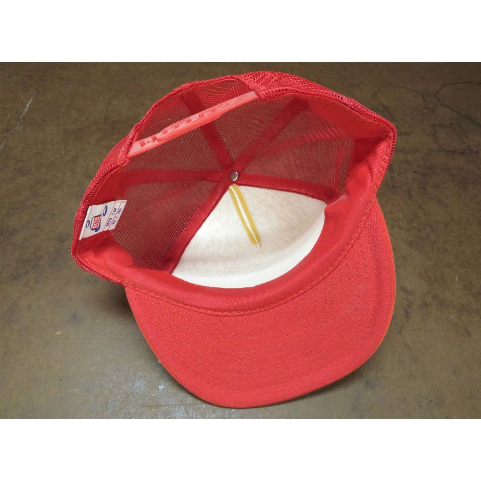 Vintage Vintage 1988 Labor Day Auction Snapback Hat - Red White Cap Size ONE SIZE - 5 Thumbnail